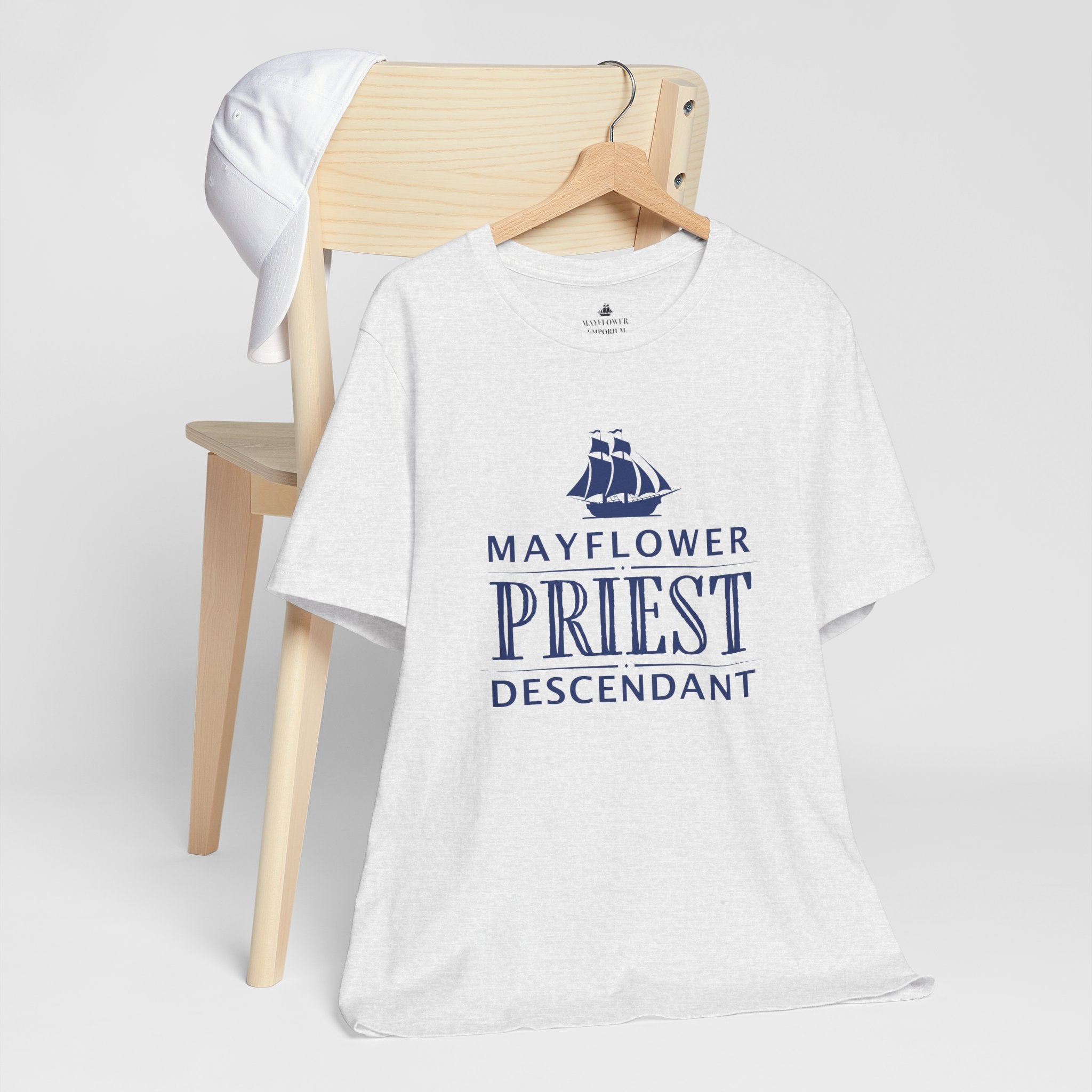 Priest Mayflower Descendant T-Shirt | Family Heritage Tee