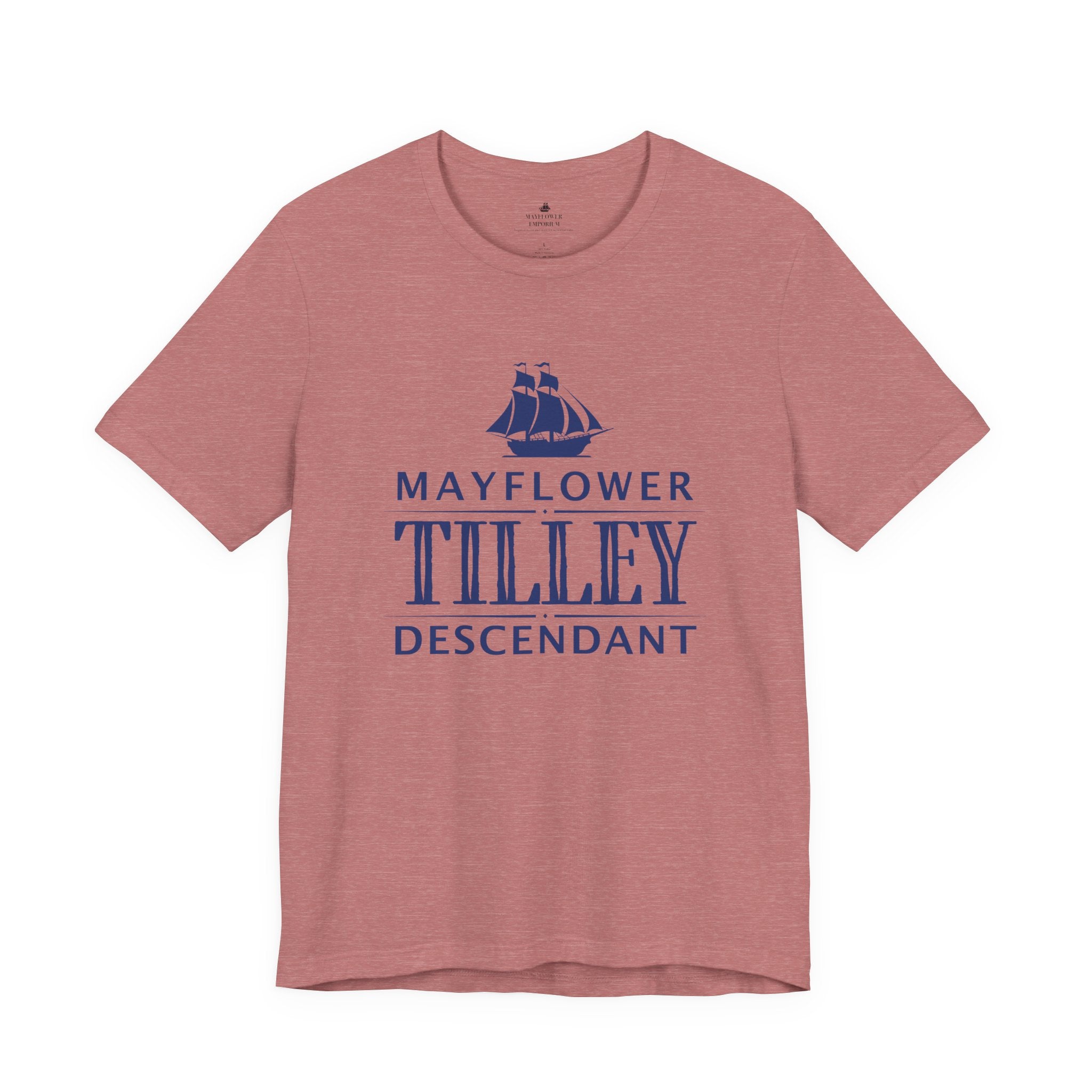 Tilley Mayflower Descendant T-Shirt | Family Heritage Tee