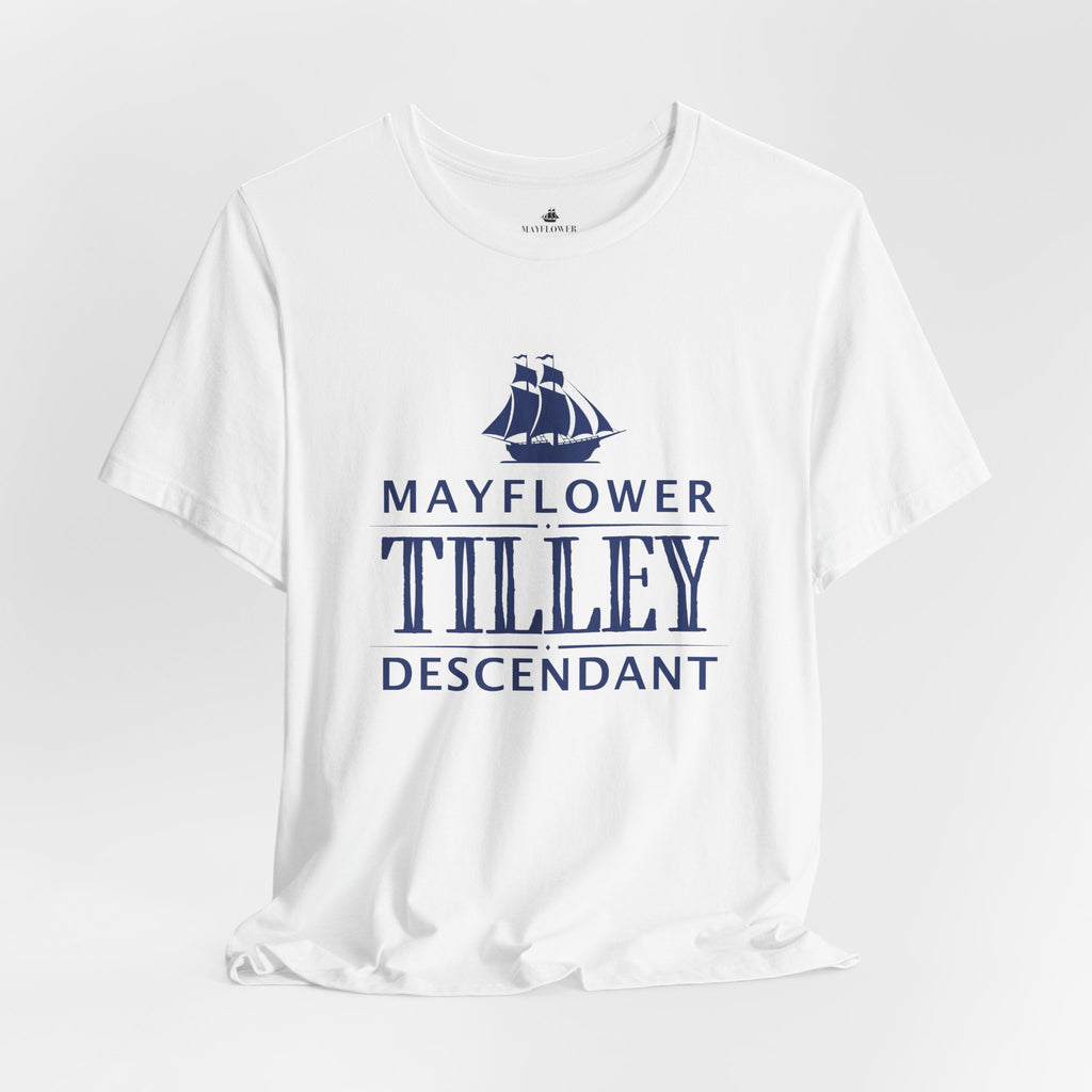Tilley Mayflower Descendant T-Shirt | Family Heritage Tee