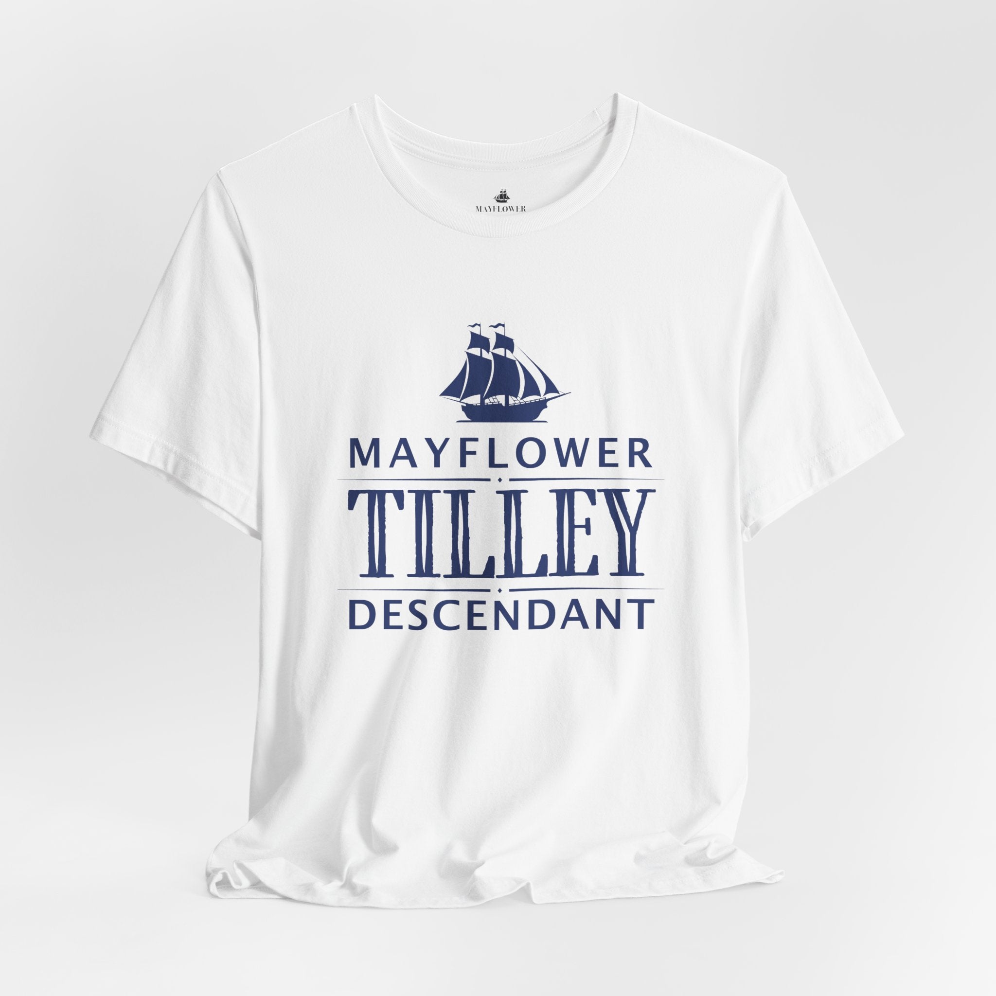 Tilley Mayflower Descendant T-Shirt | Family Heritage Tee