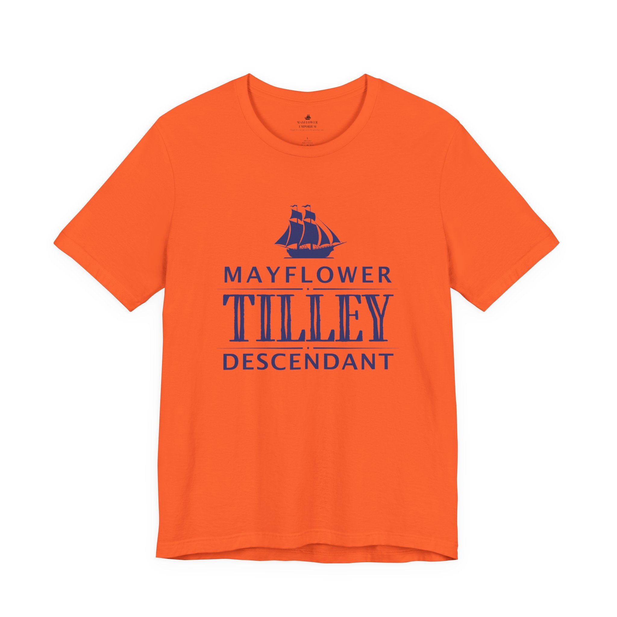 Tilley Mayflower Descendant T-Shirt | Family Heritage Tee