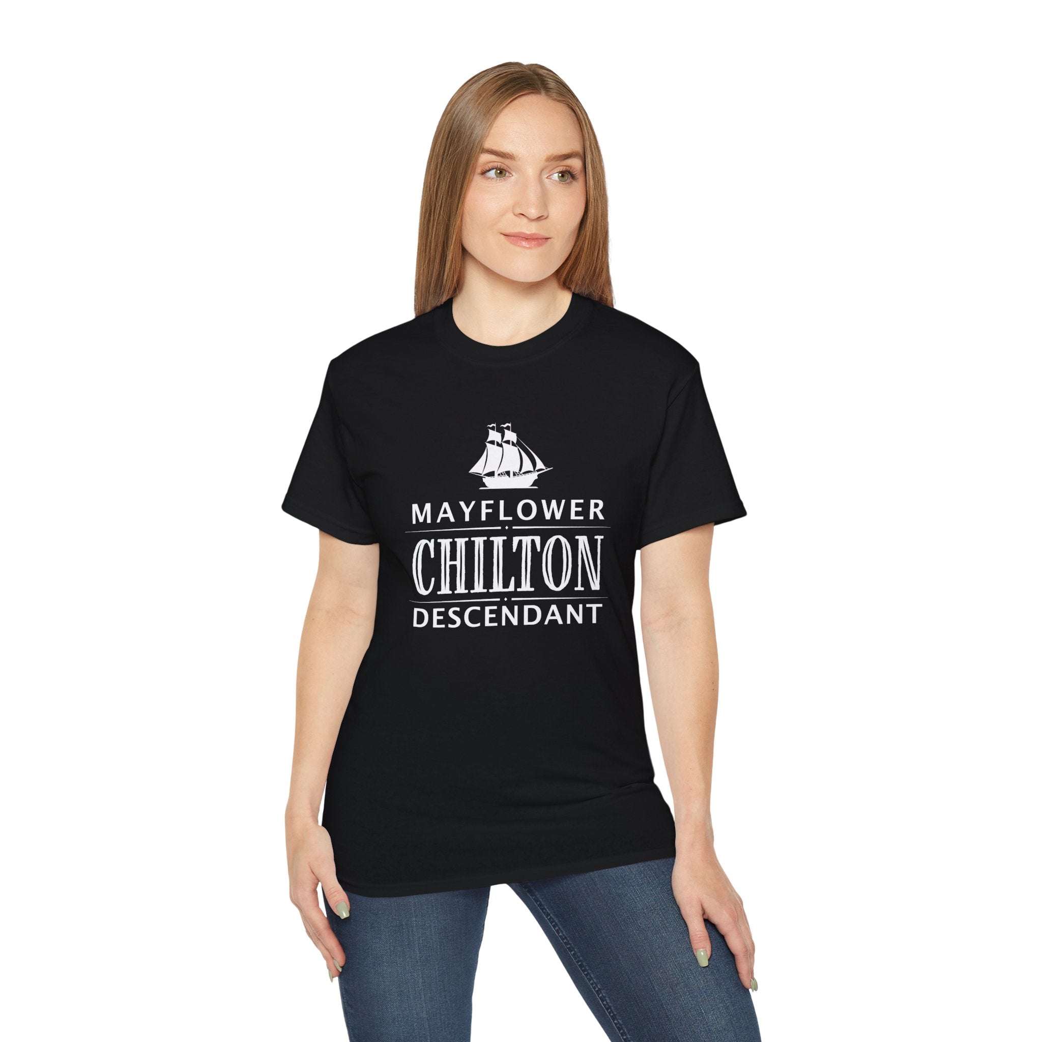 Chilton Descendant Dark T-Shirt | Mayflower Heritage Tee