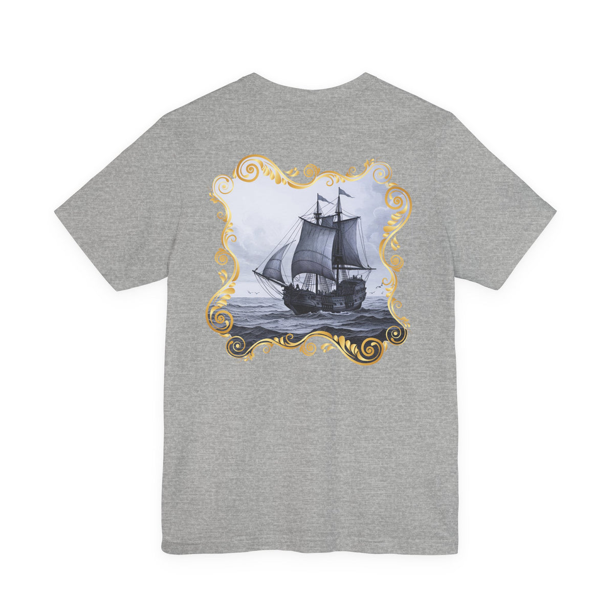Mayflower Descendant "Framed in Gold" T‑Shirt — Extra Large Sizes