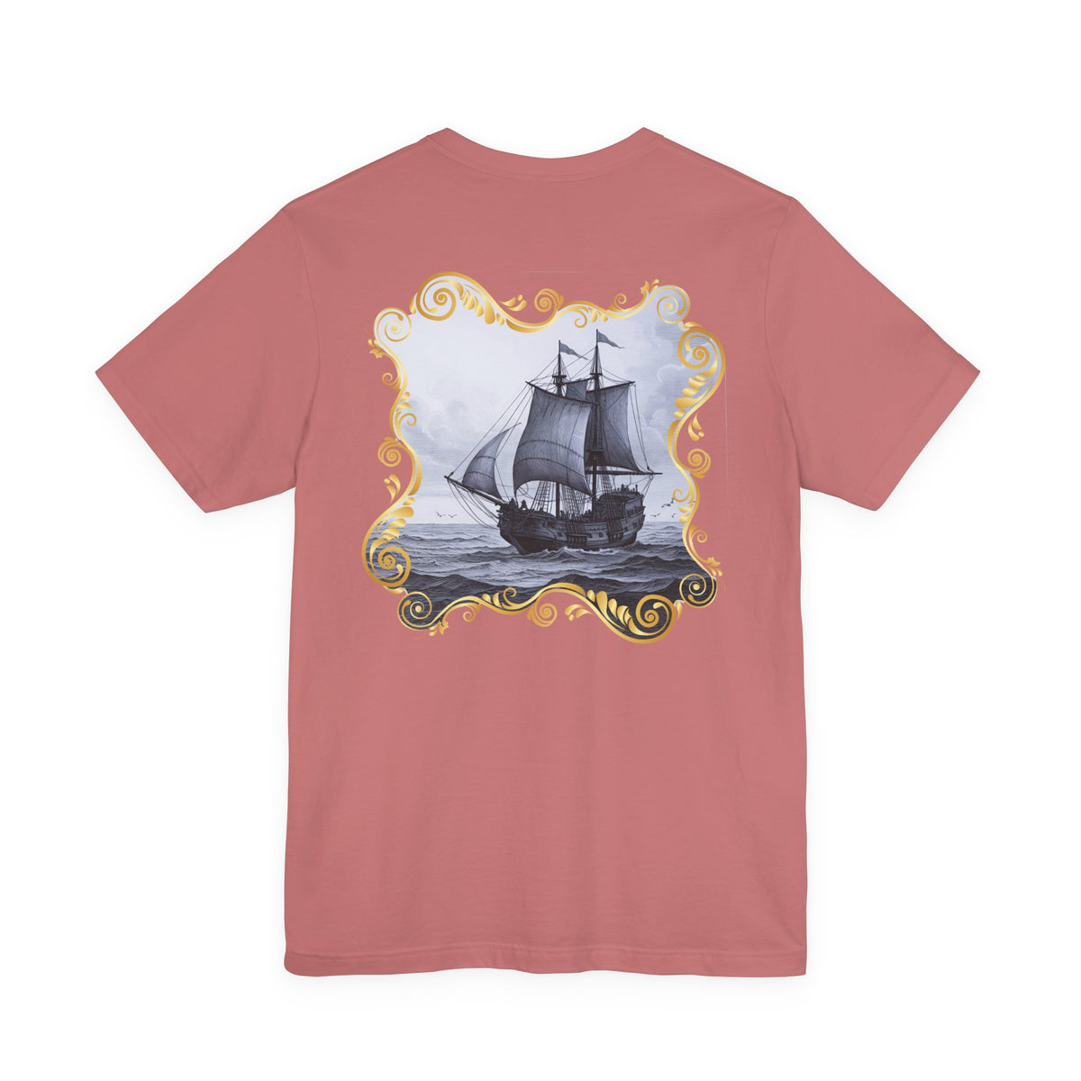Mayflower Descendant "Framed in Gold" T‑Shirt — Extra Large Sizes
