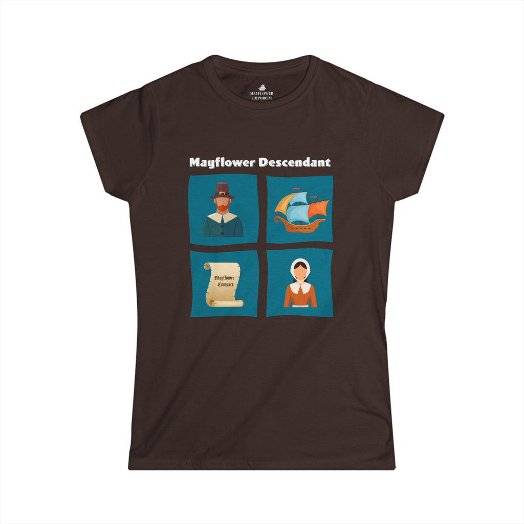 Mayflower Descendant Women's Graphic Tee