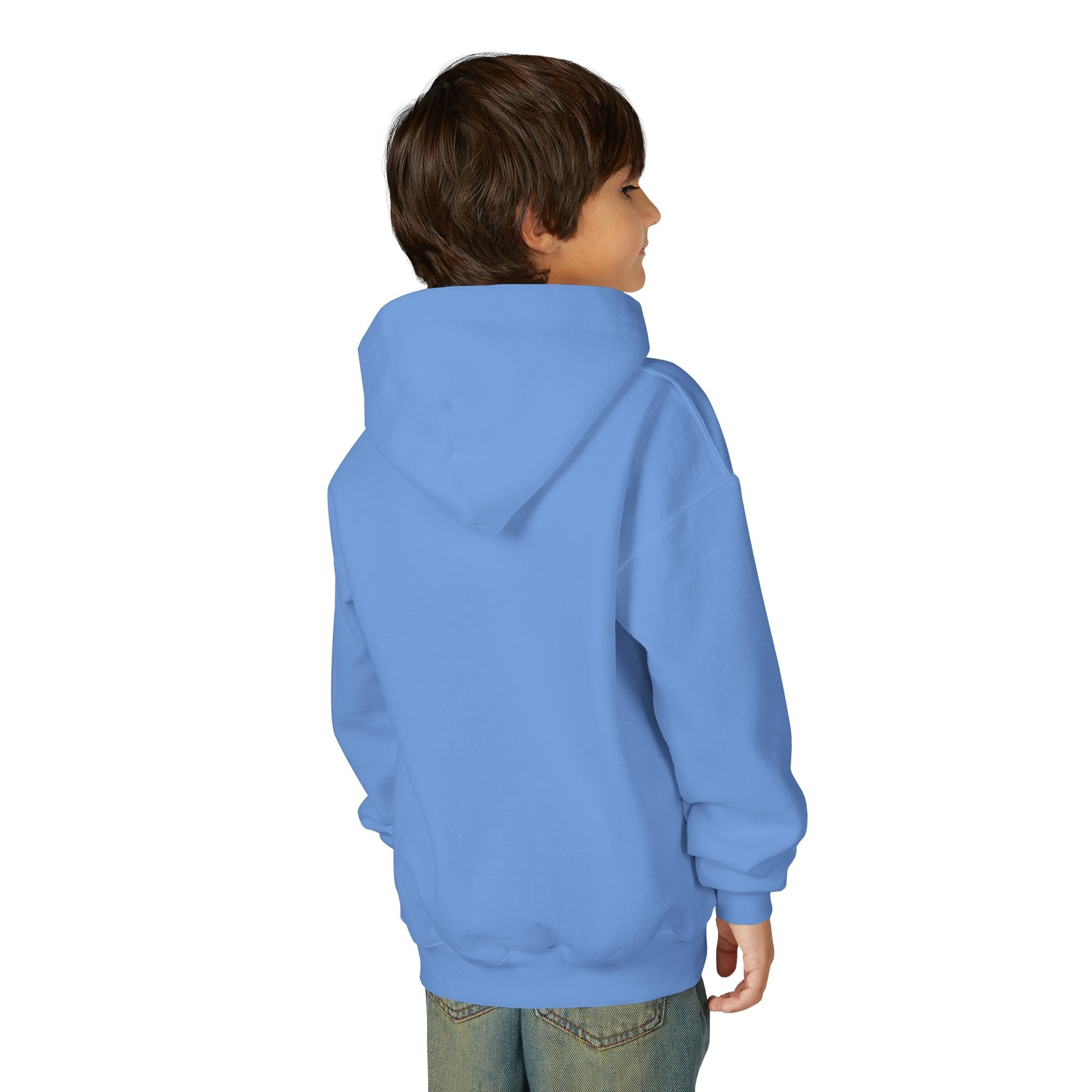 Youth Mayflower Descendant Hoodie - Pilgrim Girl Illustration