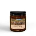 Autumn Bounty Scented Soy Candle (4oz & 9oz) — Amber Jar with Black Lid