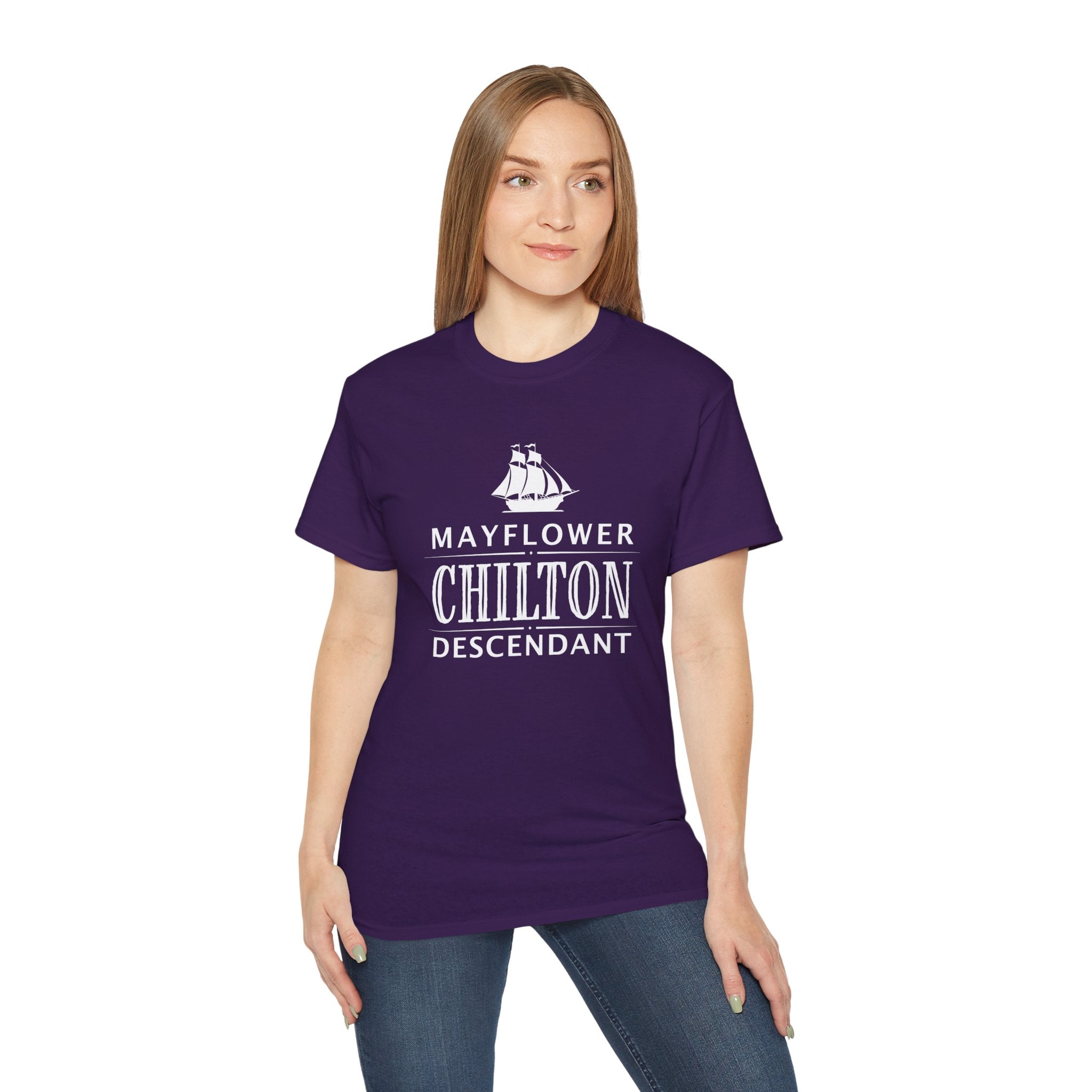 Chilton Descendant Dark T-Shirt | Mayflower Heritage Tee