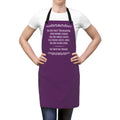 Deep Wine Thanksgiving Apron — Vintage Humor Kitchen Apron
