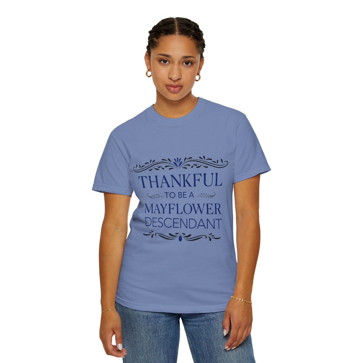 Mayflower Descendant Thanksgiving T-Shirt