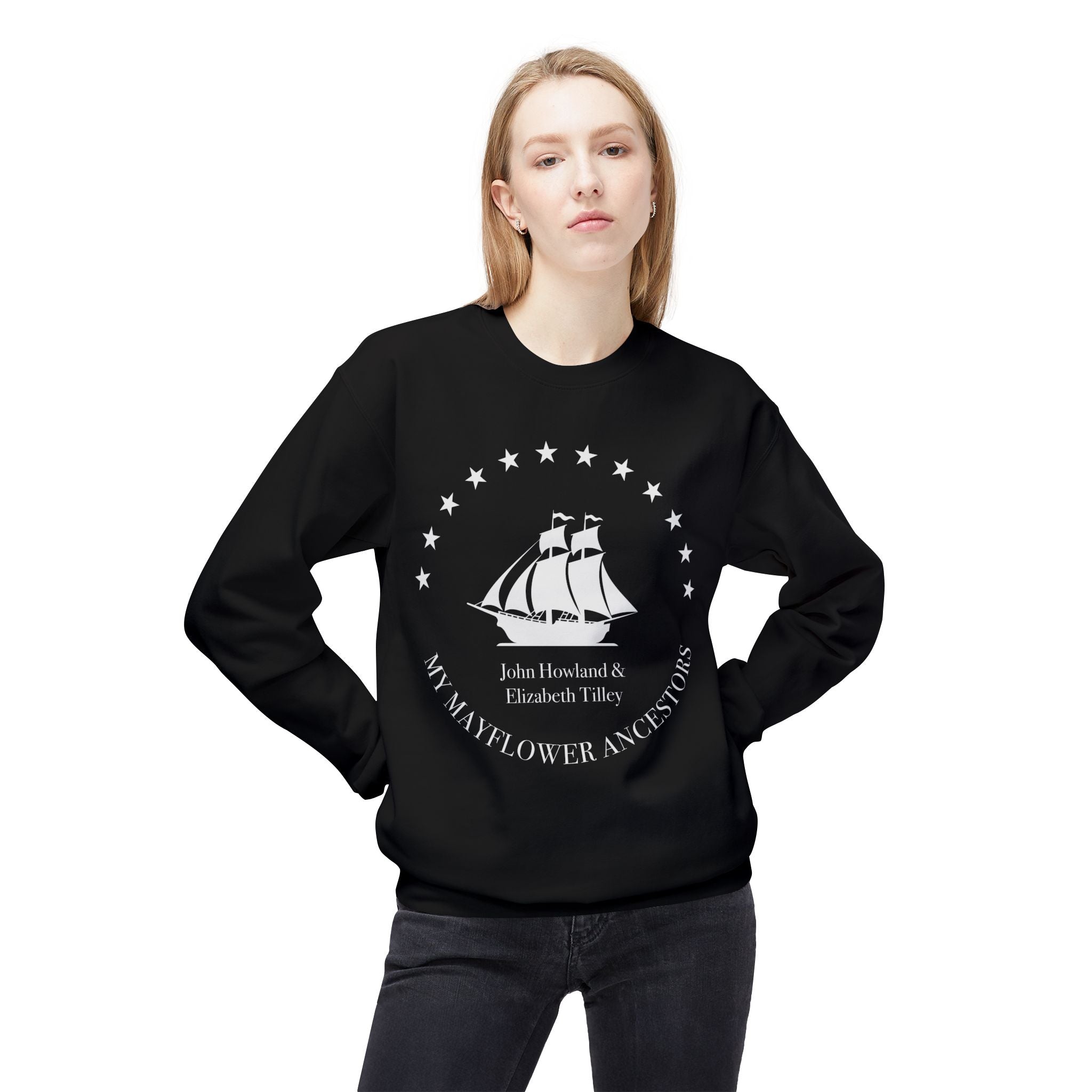 Mayflower Ancestors Sweatshirt — Howland Descendant