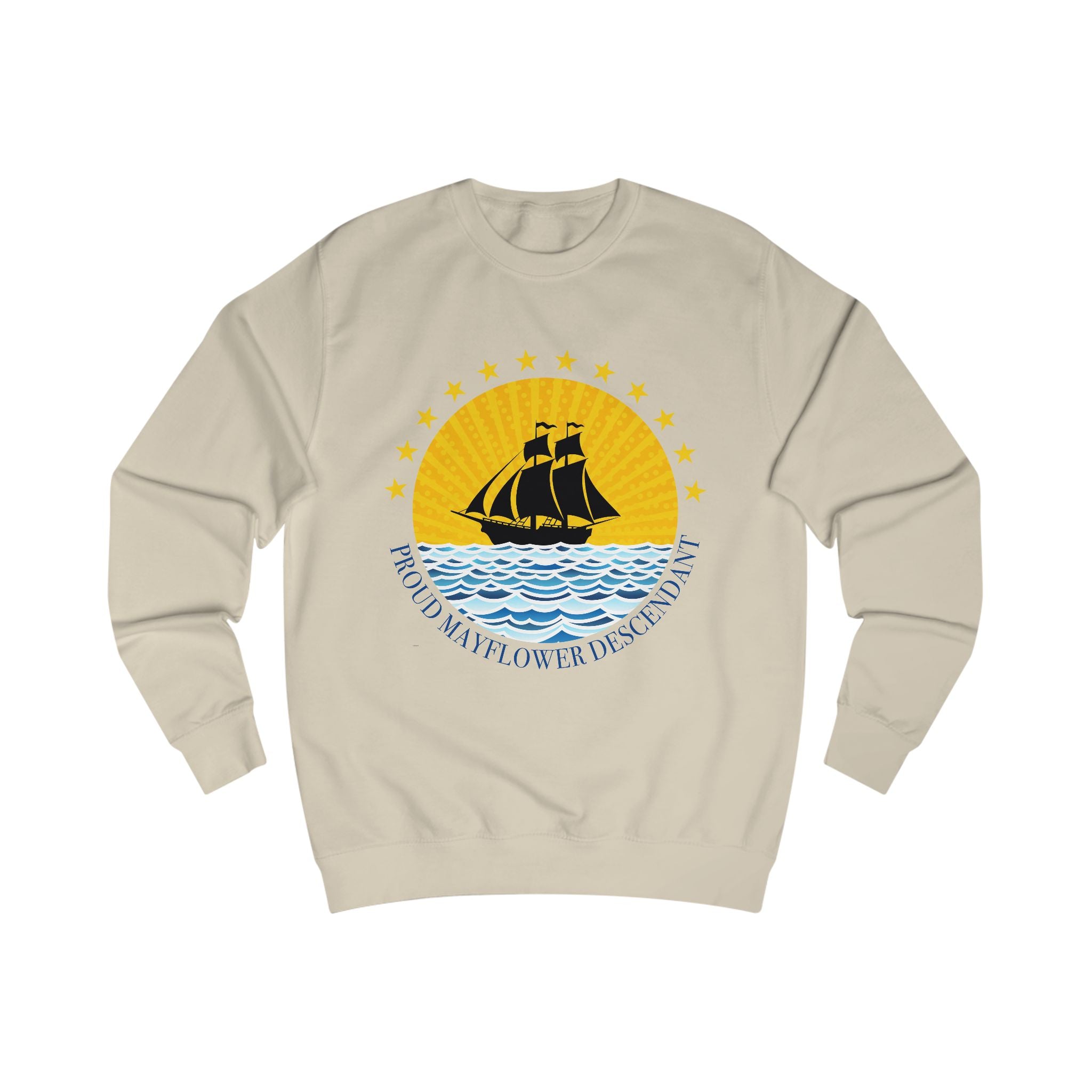 Proud Mayflower Descendant Crewneck Sweatshirt
