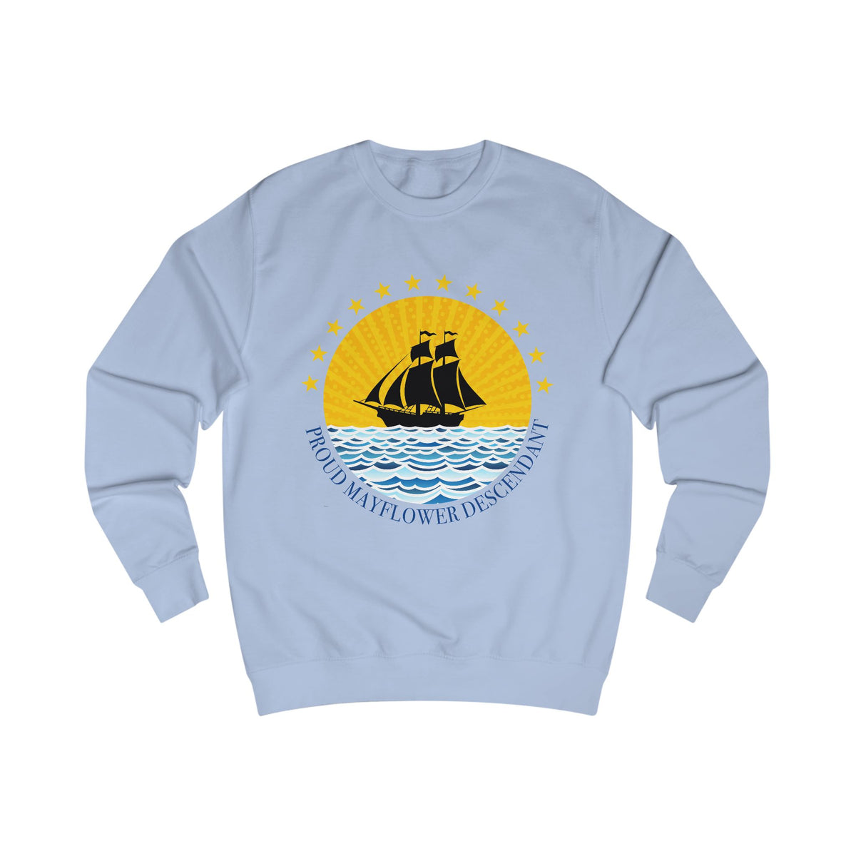 Proud Mayflower Descendant Crewneck Sweatshirt