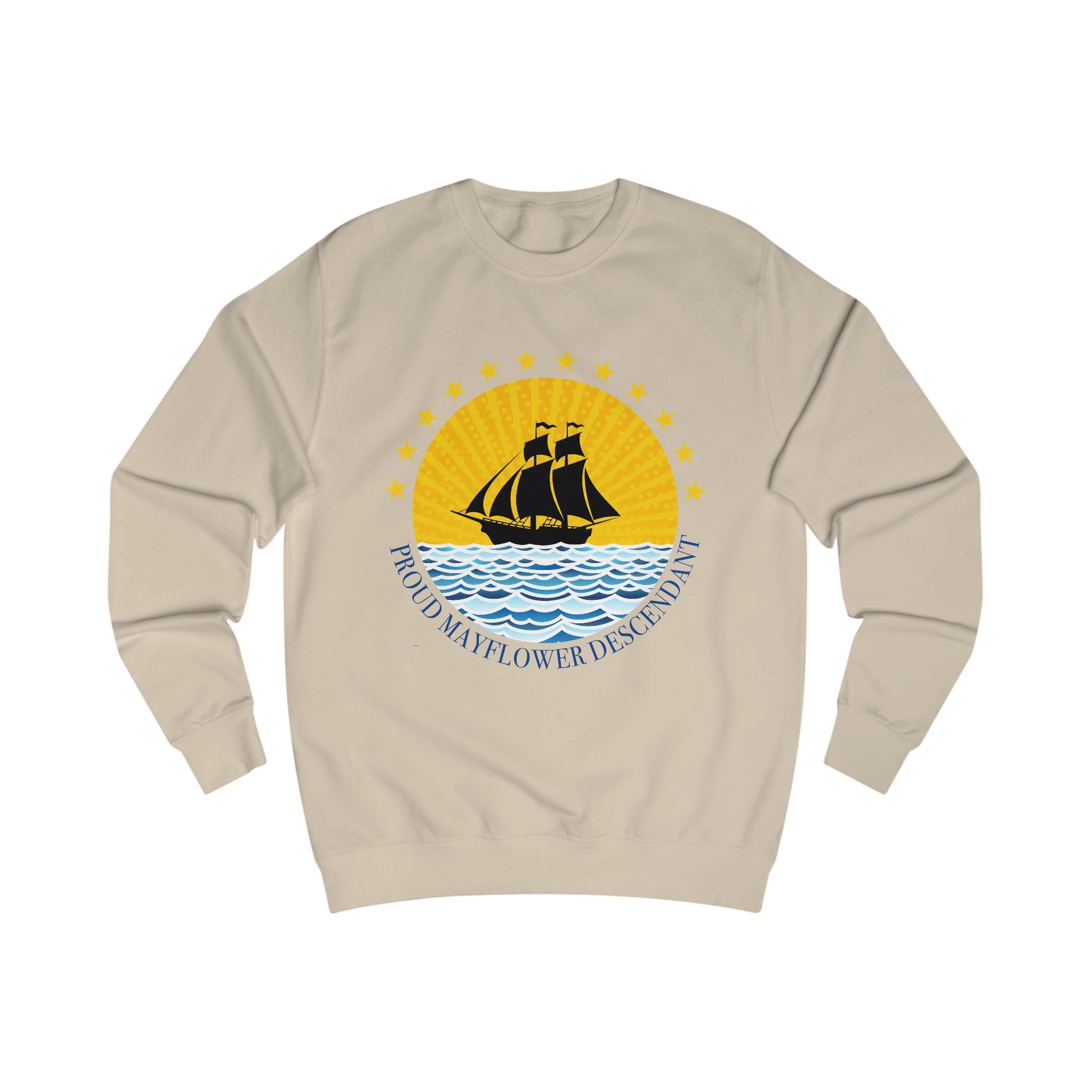 Proud Mayflower Descendant Crewneck Sweatshirt