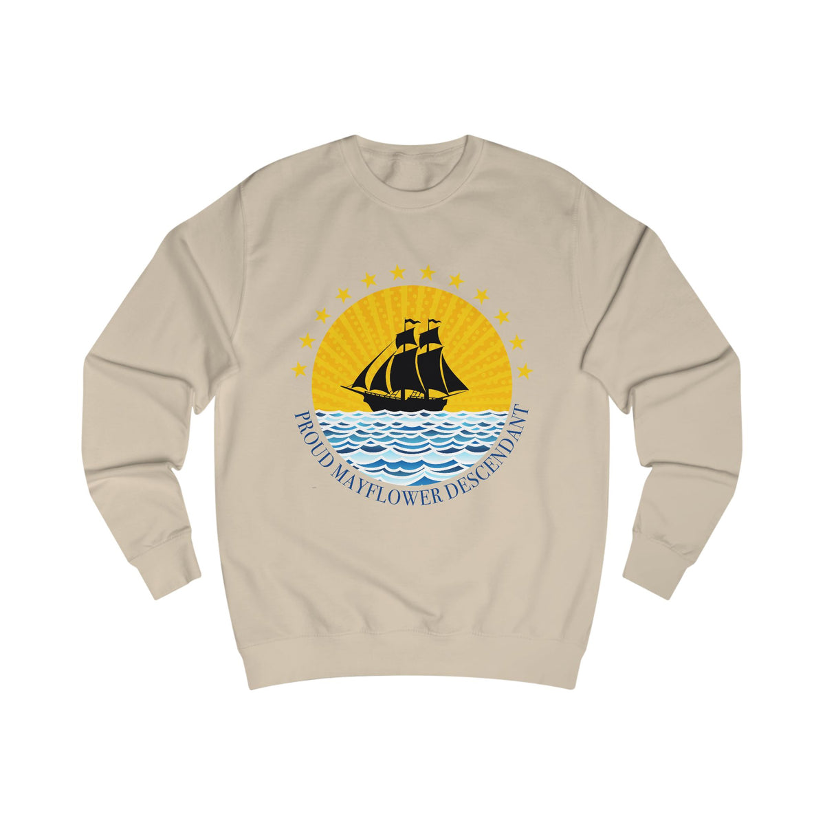Proud Mayflower Descendant Crewneck Sweatshirt