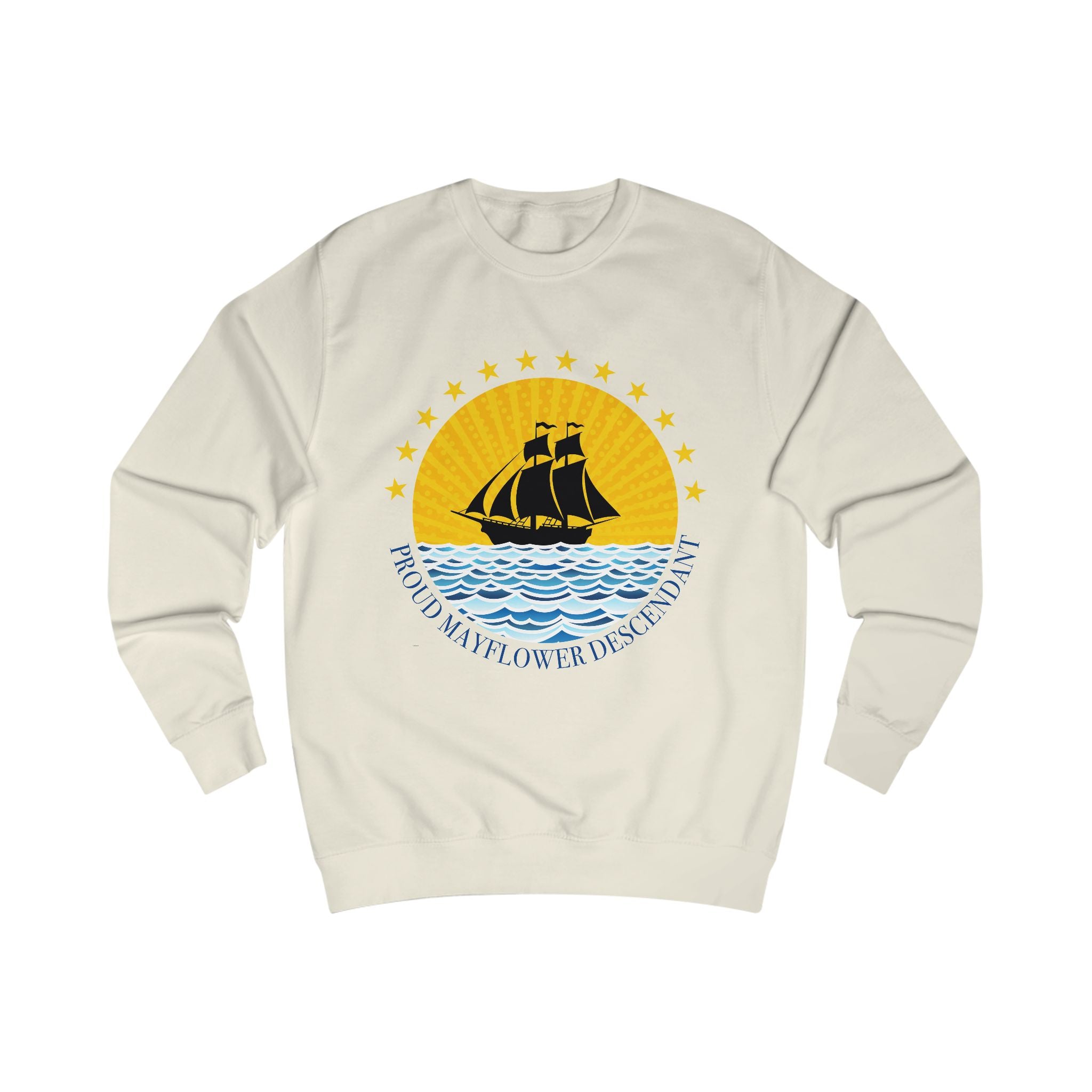 Proud Mayflower Descendant Crewneck Sweatshirt