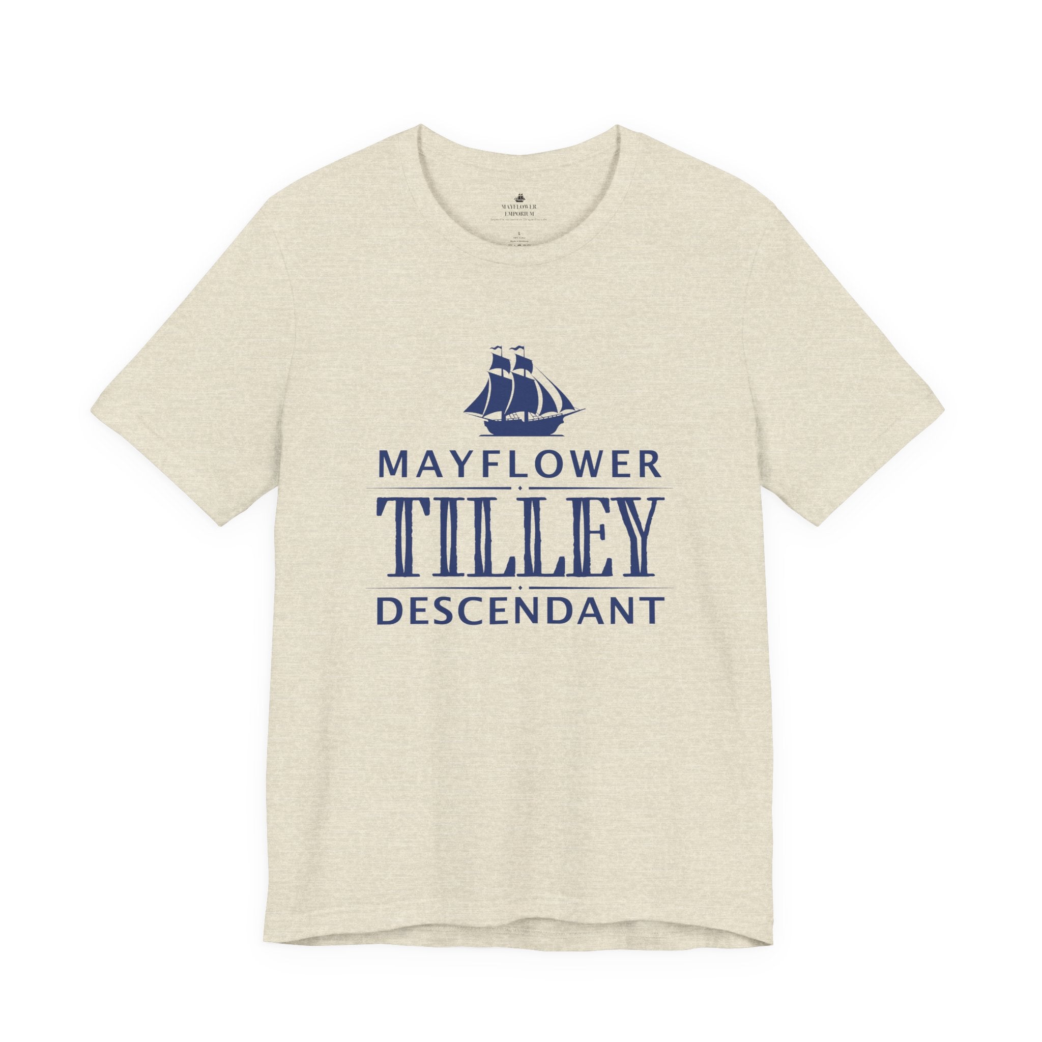 Tilley Mayflower Descendant T-Shirt | Family Heritage Tee