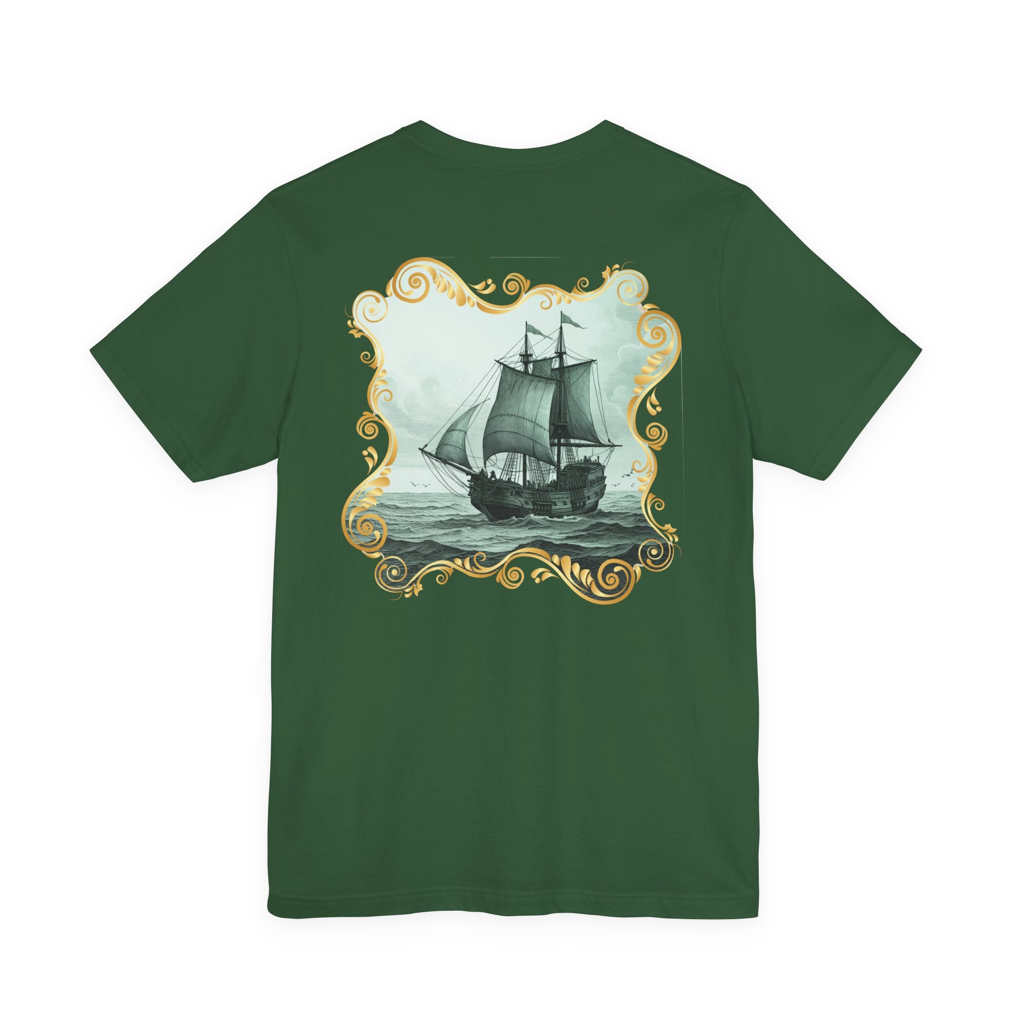 Mayflower Descendant T‑Shirt — Framed in Gold