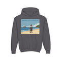 Youth Mayflower Descendant Hoodie - Pilgrim Boy Illustration