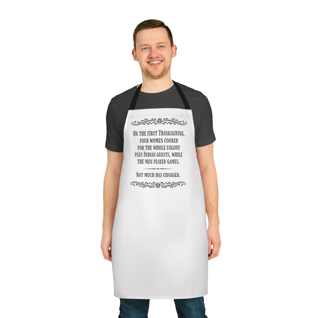 Thanksgiving Apron — Funny Vintage Quote Apron for Holiday Cooking