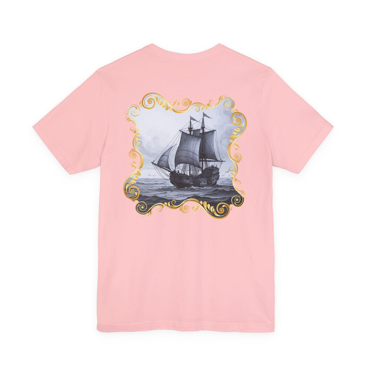 Mayflower Descendant "Framed in Gold" T‑Shirt — Extra Large Sizes