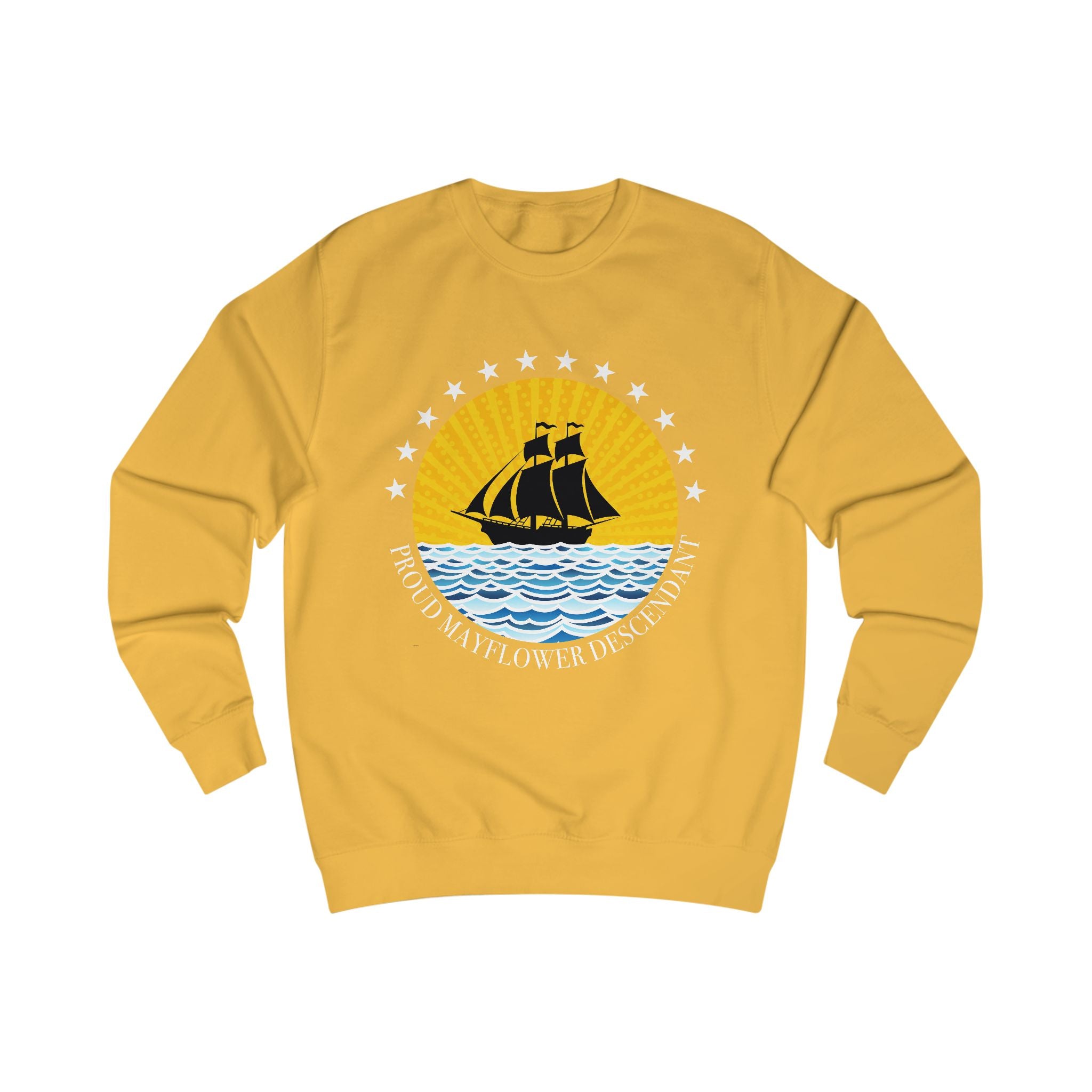 Proud Mayflower Descendant Crewneck Sweatshirt