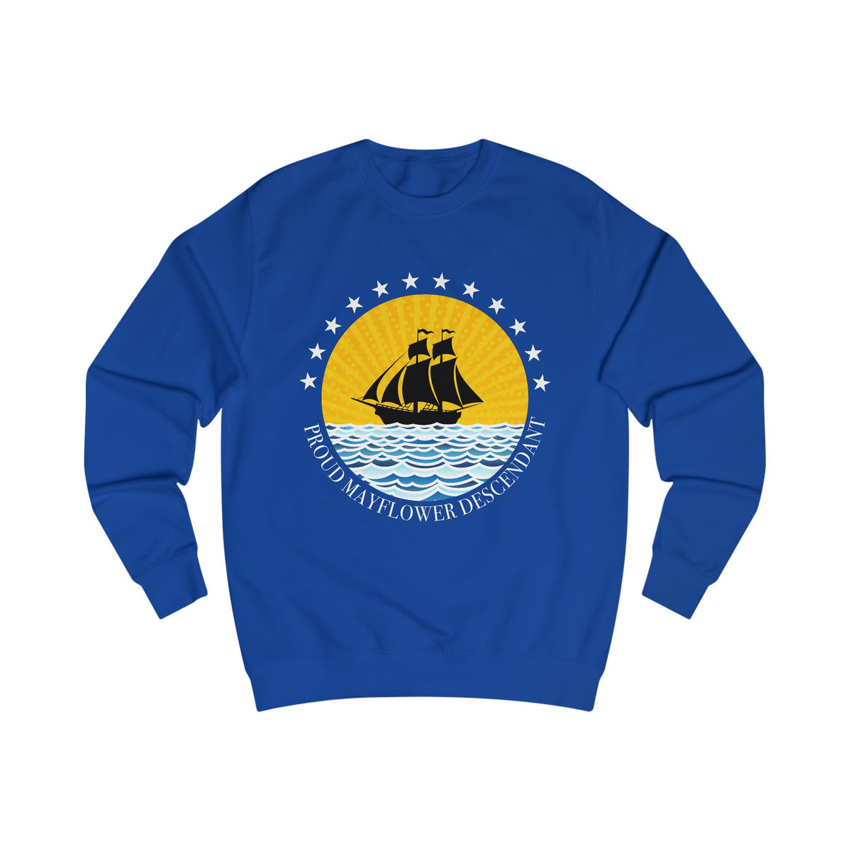 Proud Mayflower Descendant Crewneck Sweatshirt