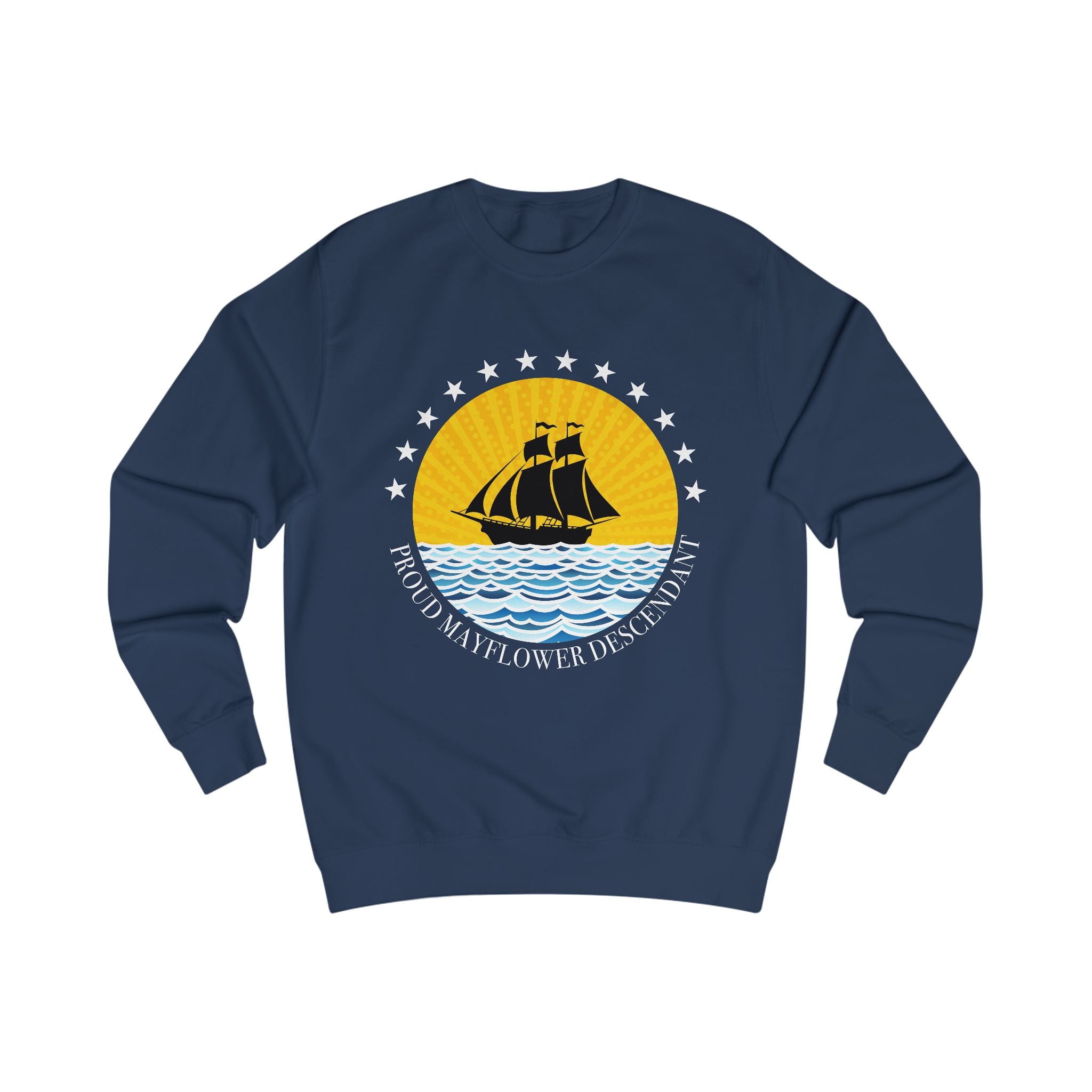 Proud Mayflower Descendant Crewneck Sweatshirt