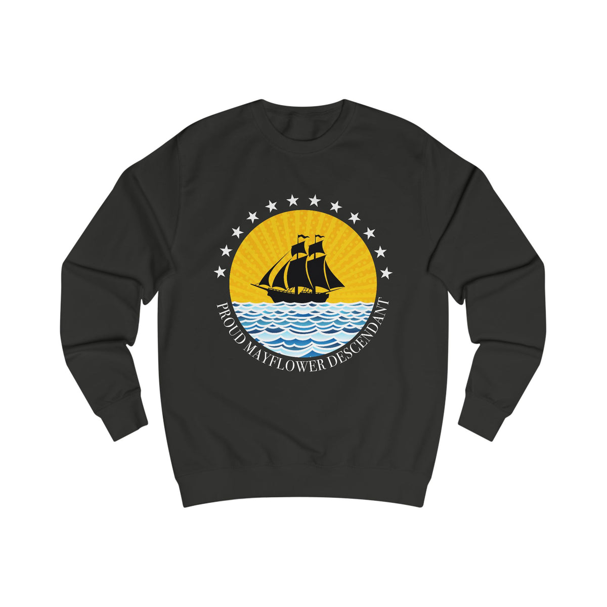 Proud Mayflower Descendant Crewneck Sweatshirt