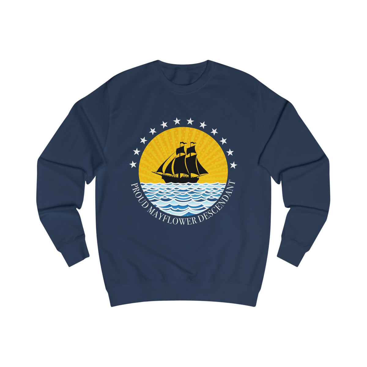 Proud Mayflower Descendant Crewneck Sweatshirt