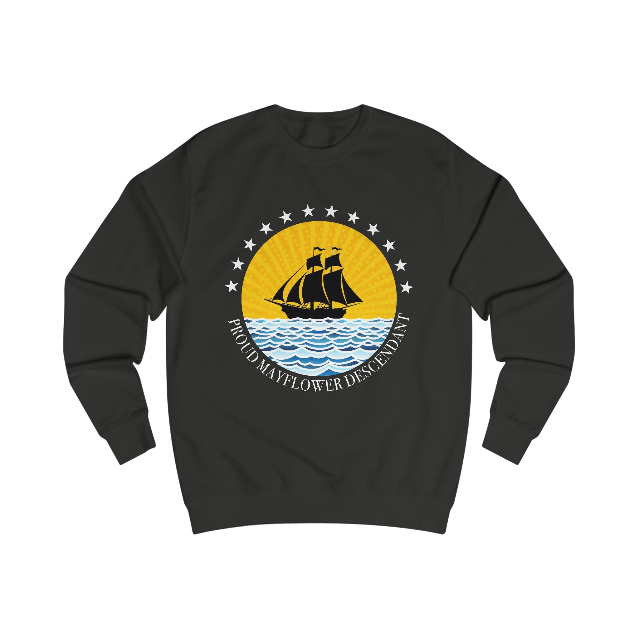 Proud Mayflower Descendant Crewneck Sweatshirt