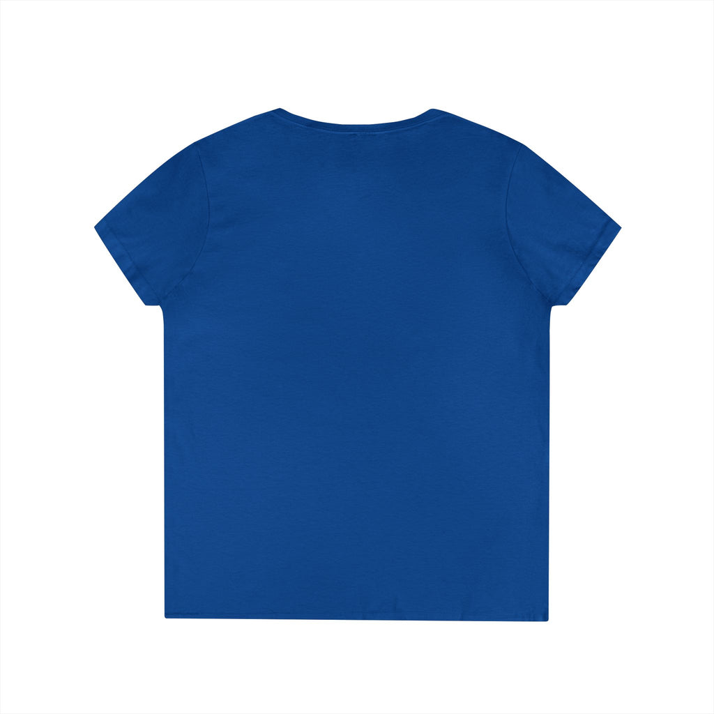"Mayflower Maiden" Portrait V-Neck Tee - Extra Large Sizes