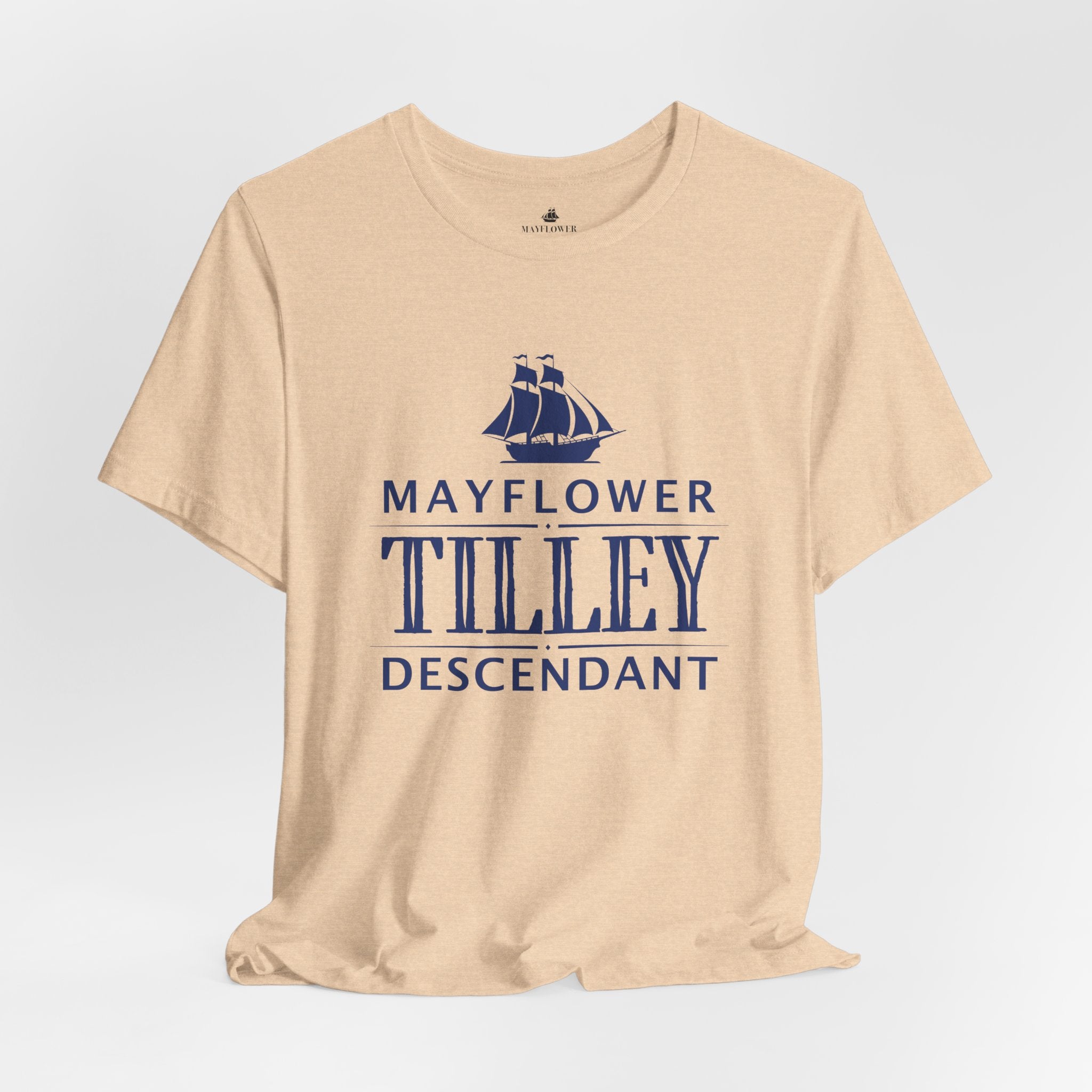 Tilley Mayflower Descendant T-Shirt | Family Heritage Tee