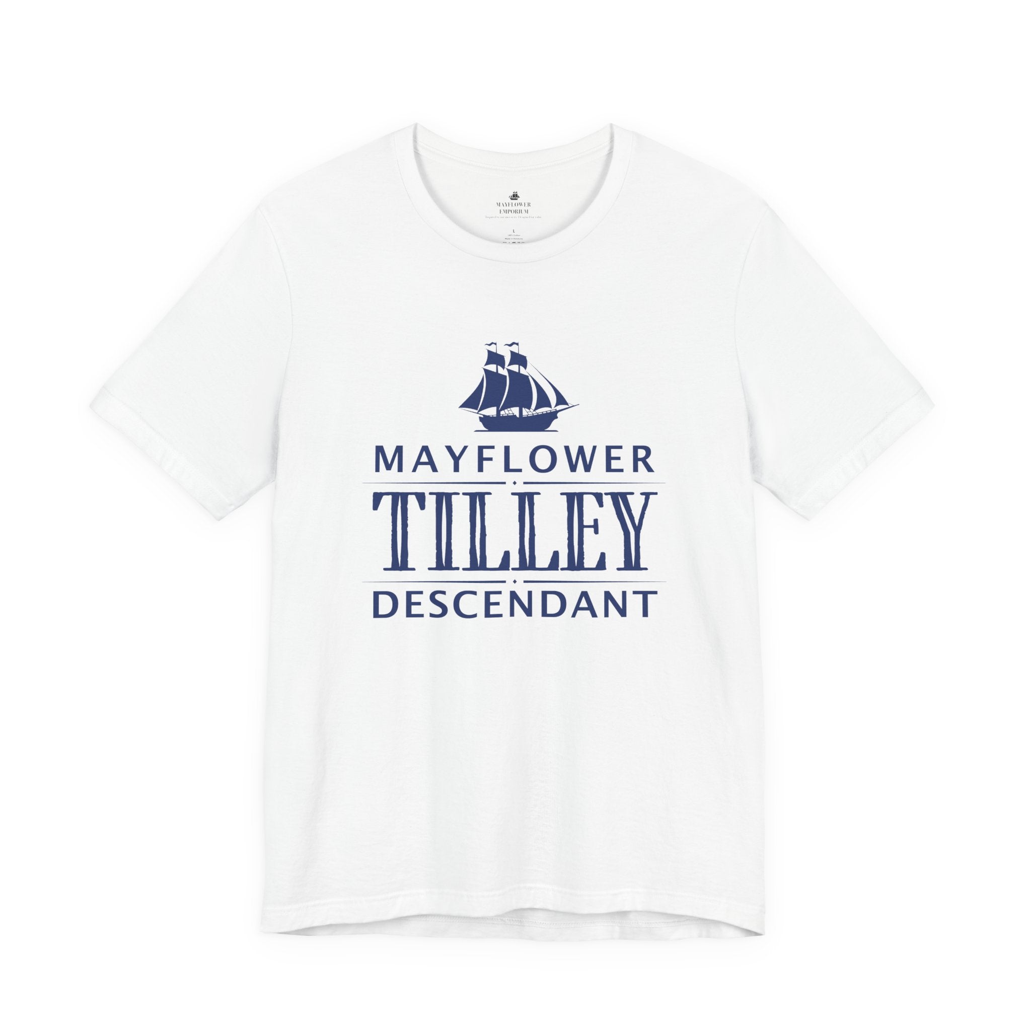 Tilley Mayflower Descendant T-Shirt | Family Heritage Tee