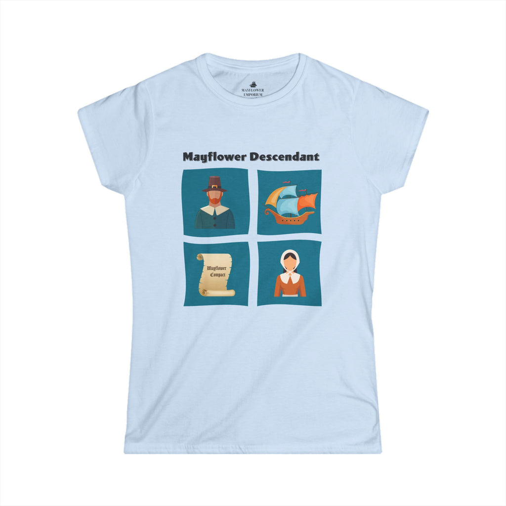 Mayflower Descendant Women's Graphic Tee