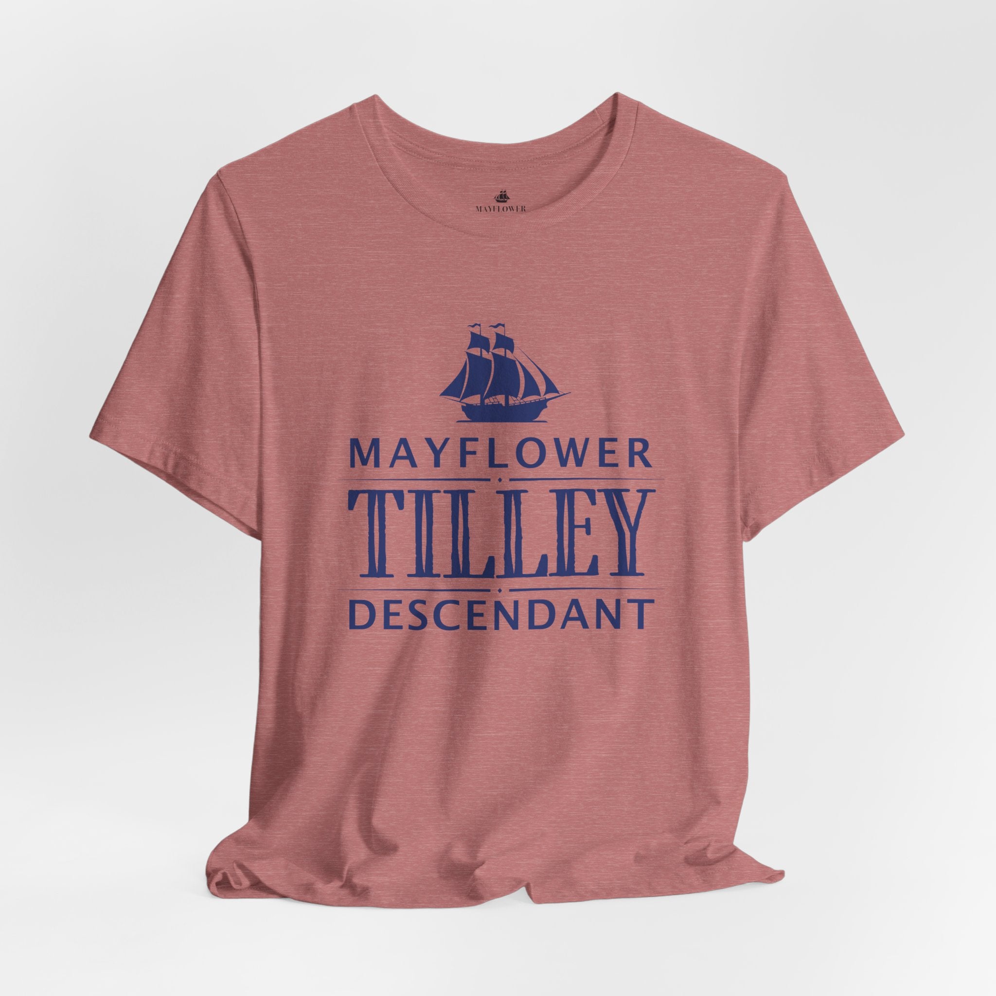 Tilley Mayflower Descendant T-Shirt | Family Heritage Tee