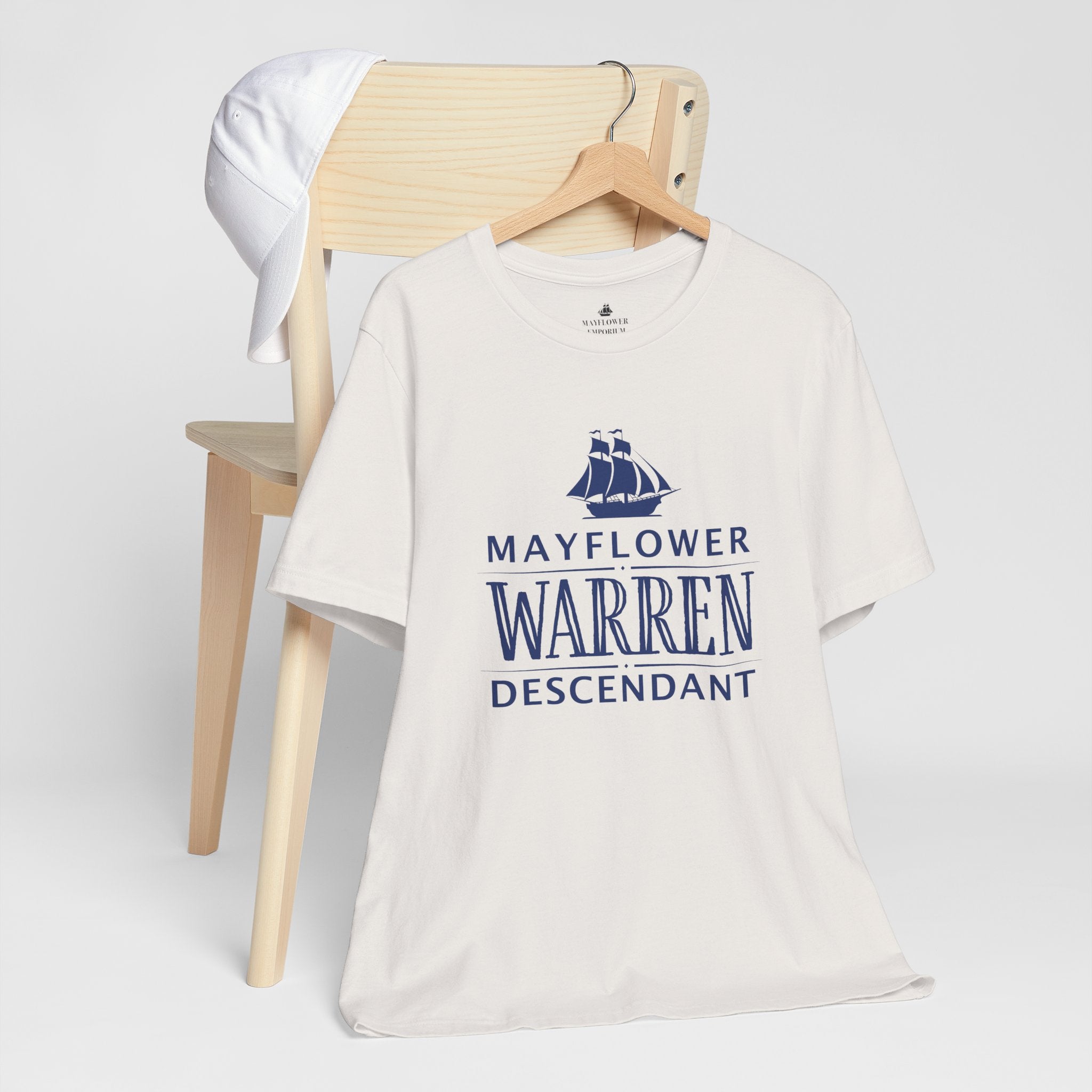 Warren Mayflower Descendant T-Shirt | Family Heritage Tee