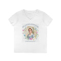"Mayflower Maiden" Redhead Portrait V-Neck Tee