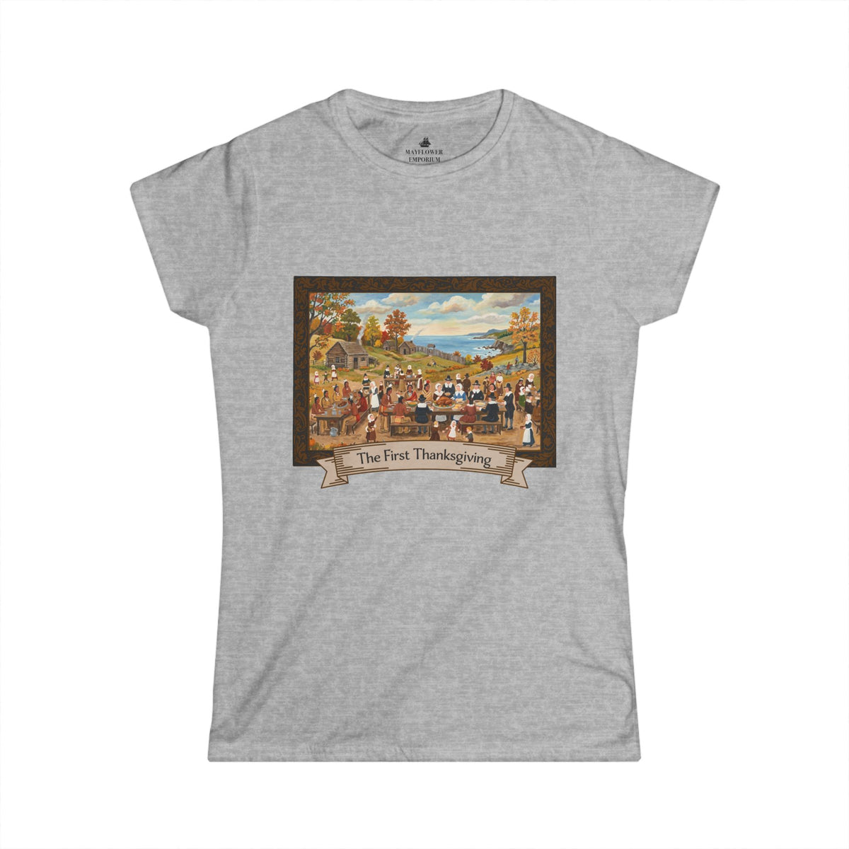 Women's "First Thanksgiving" Relaxed T-Shirt