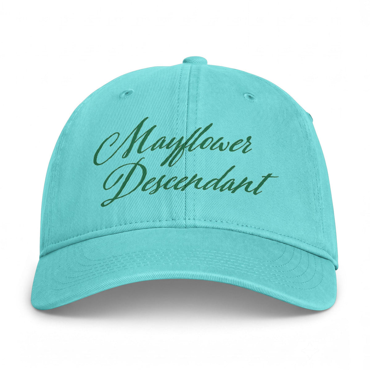 "Mayflower Descendant" Classic Baseball Cap in Heritage Colors