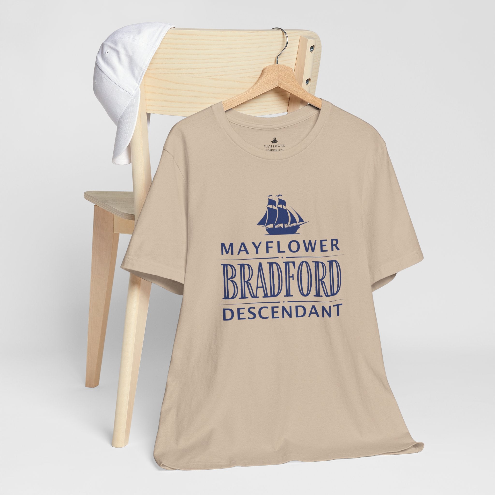 Bradford Mayflower Descendant T-Shirt | Family Heritage Tee