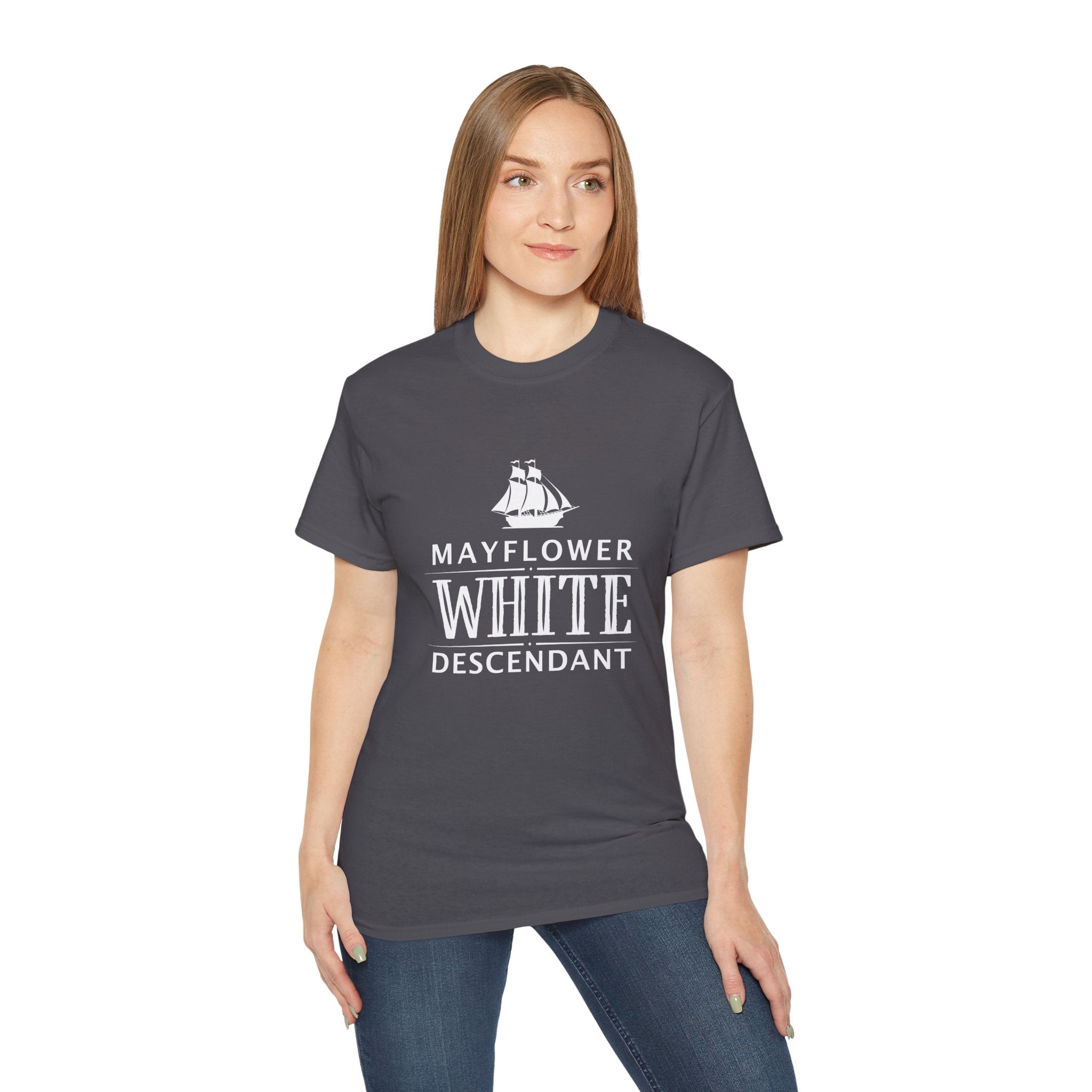 Willliam White Descendant Dark T-Shirt | Mayflower Heritage Tee