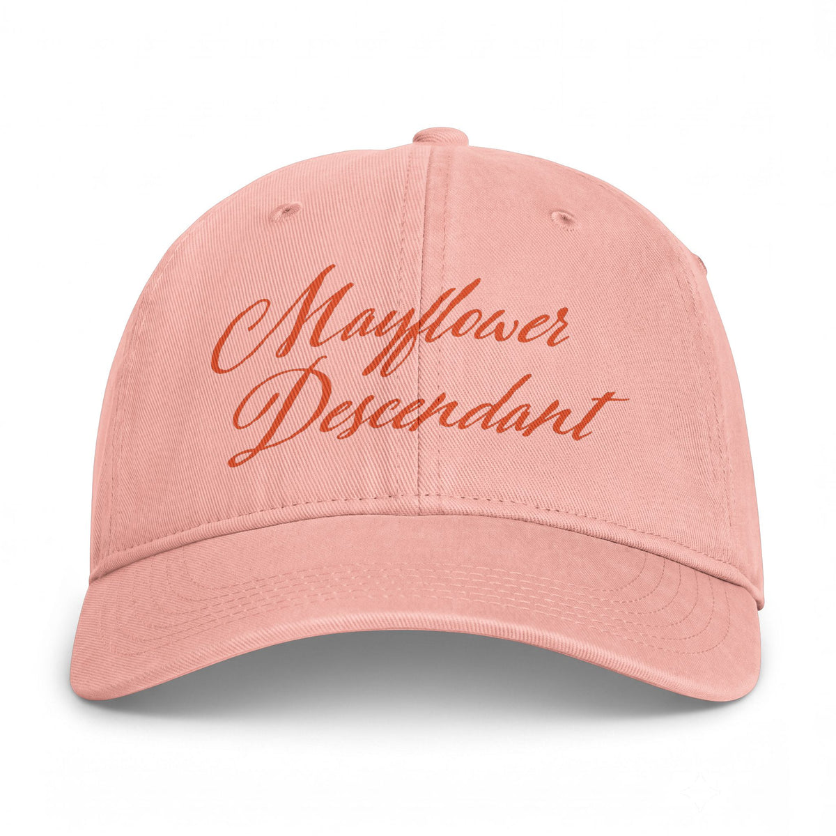 "Mayflower Descendant" Classic Baseball Cap in Heritage Colors