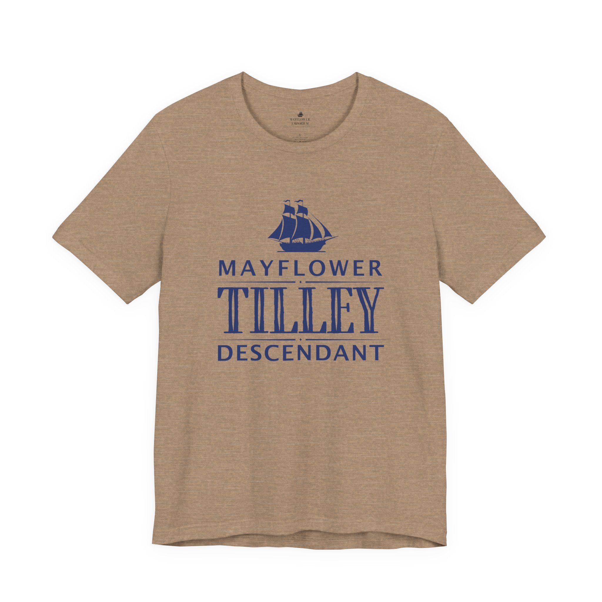 Tilley Mayflower Descendant T-Shirt | Family Heritage Tee