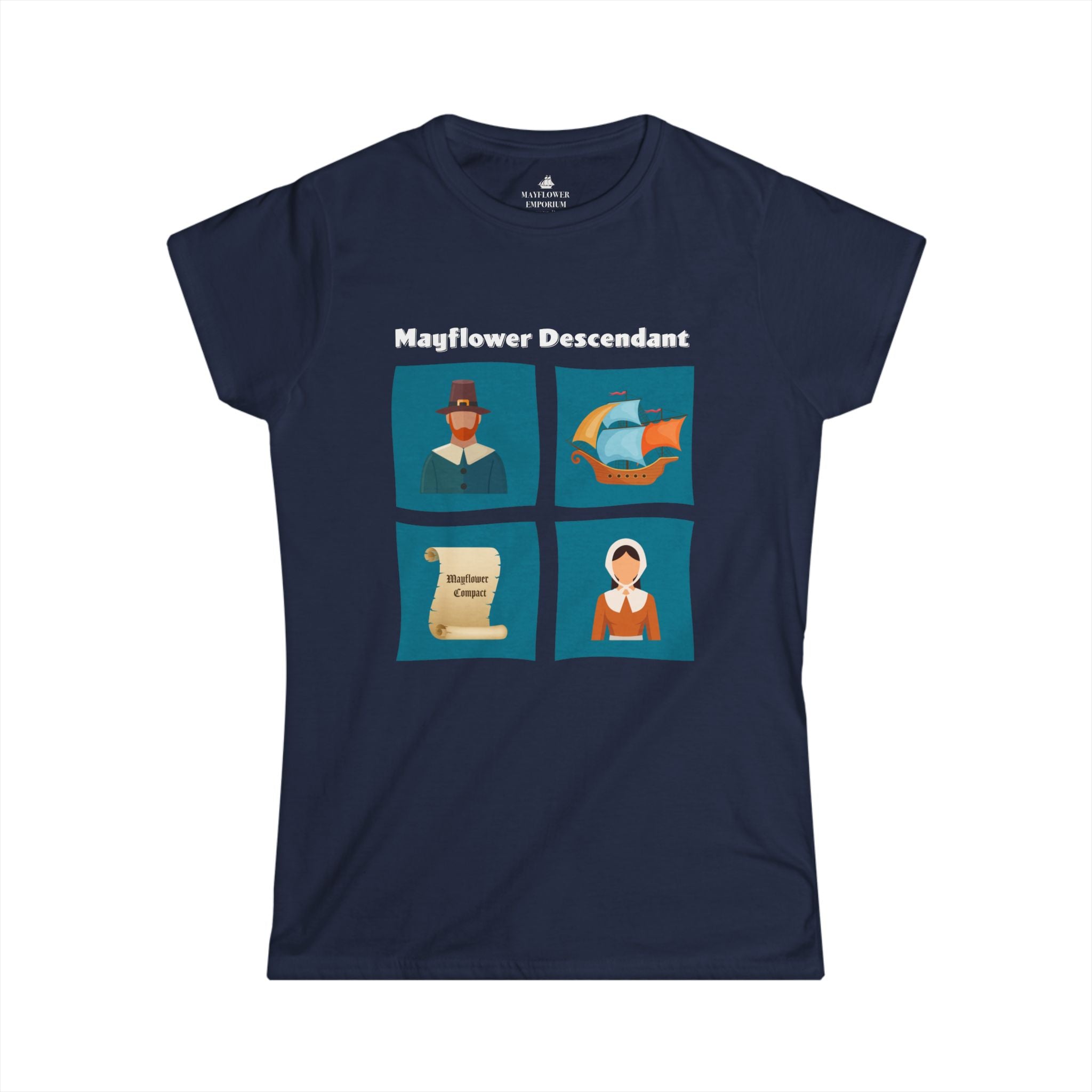 Mayflower Descendant Women's Graphic Tee