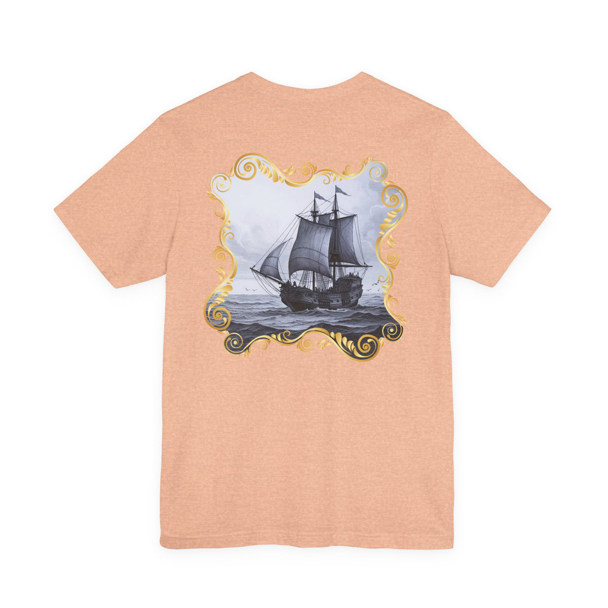 Mayflower Descendant "Framed in Gold" T‑Shirt — Extra Large Sizes