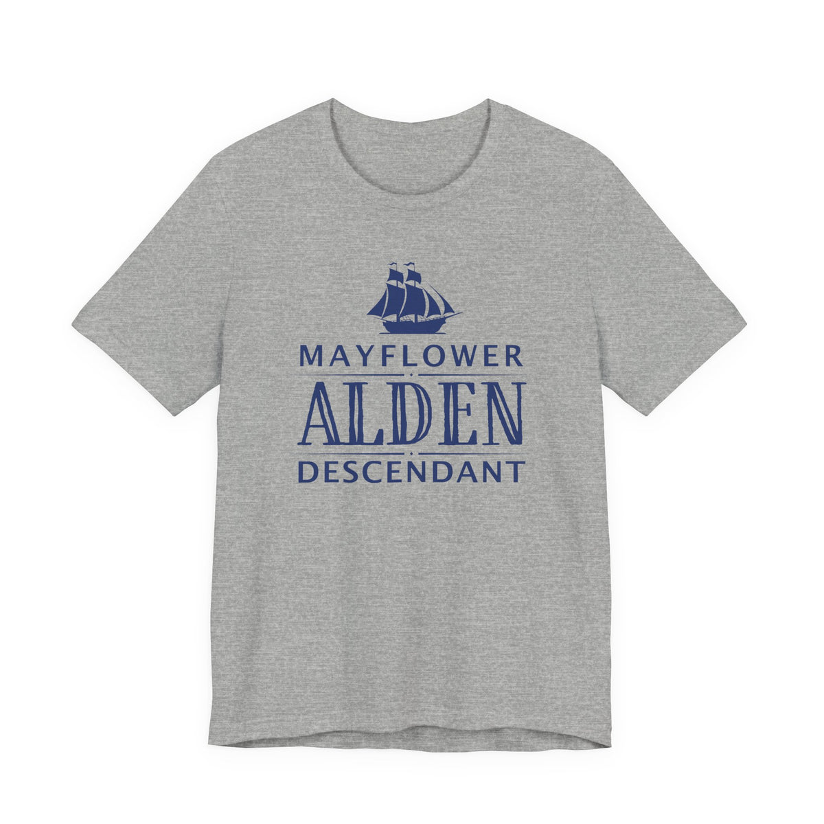 Alden Mayflower Descendant T-Shirt | Family Heritage Tee