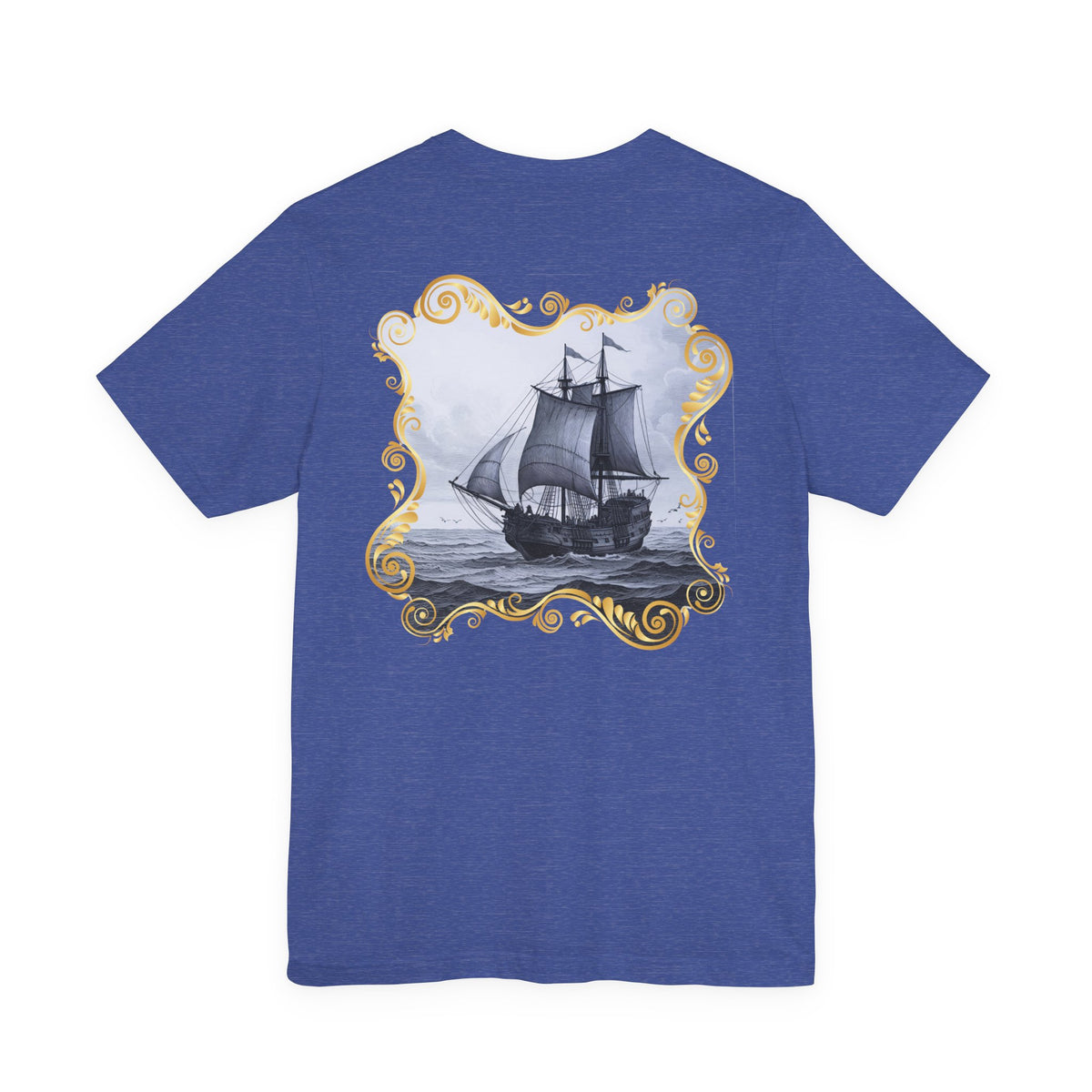 Mayflower Descendant "Framed in Gold" T‑Shirt — Extra Large Sizes