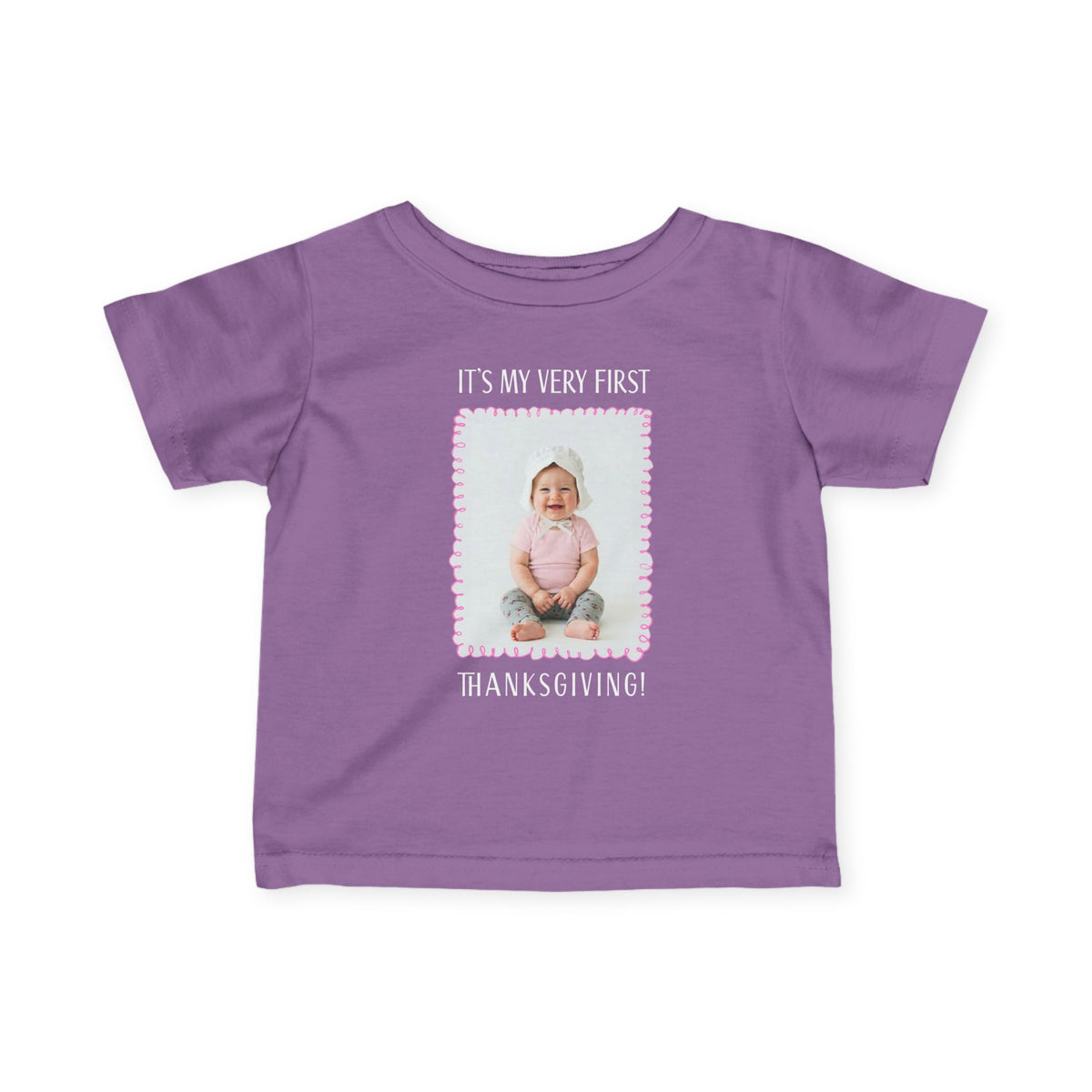 Infant Girl's "First Thanksgiving" Tee