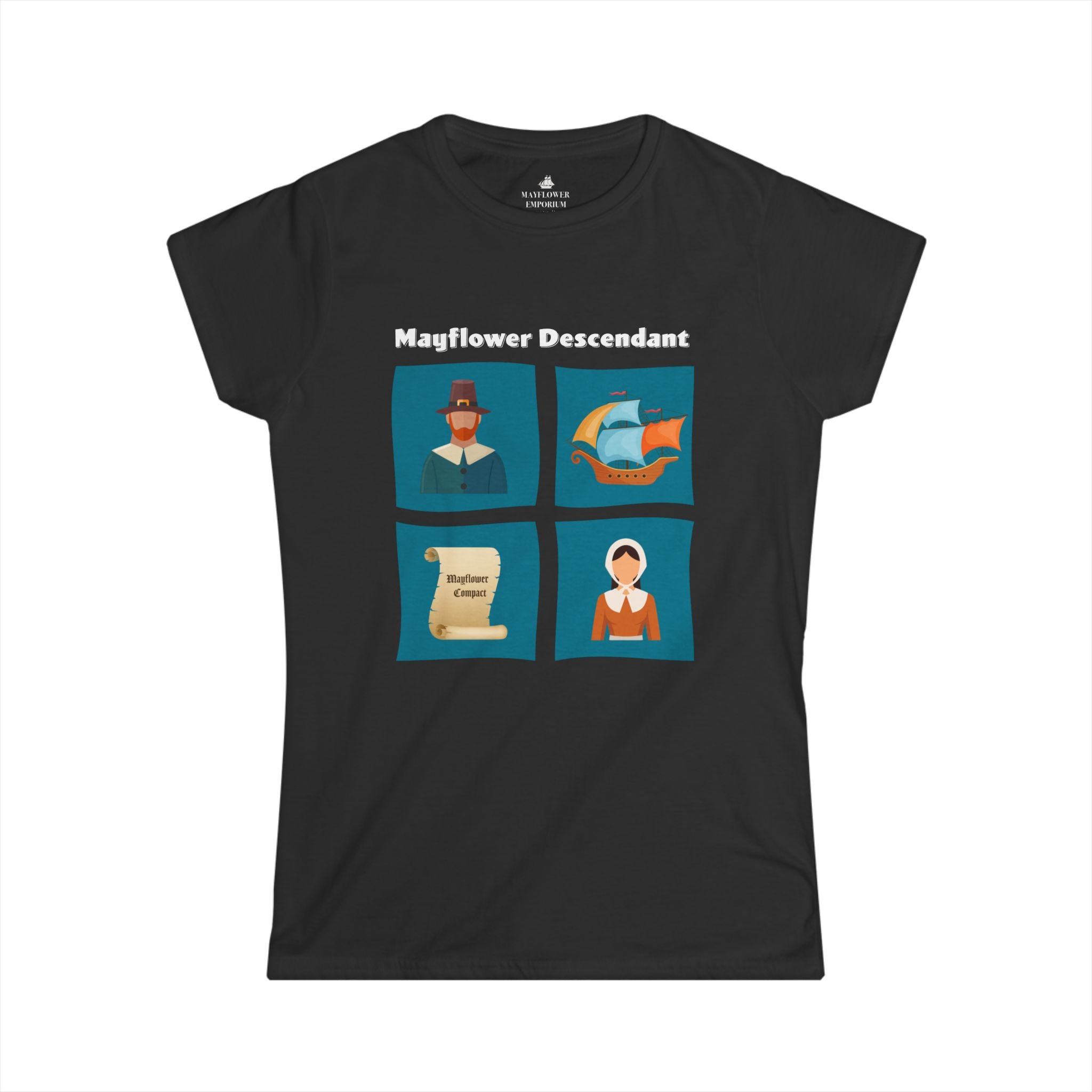 Mayflower Descendant Women's Graphic Tee